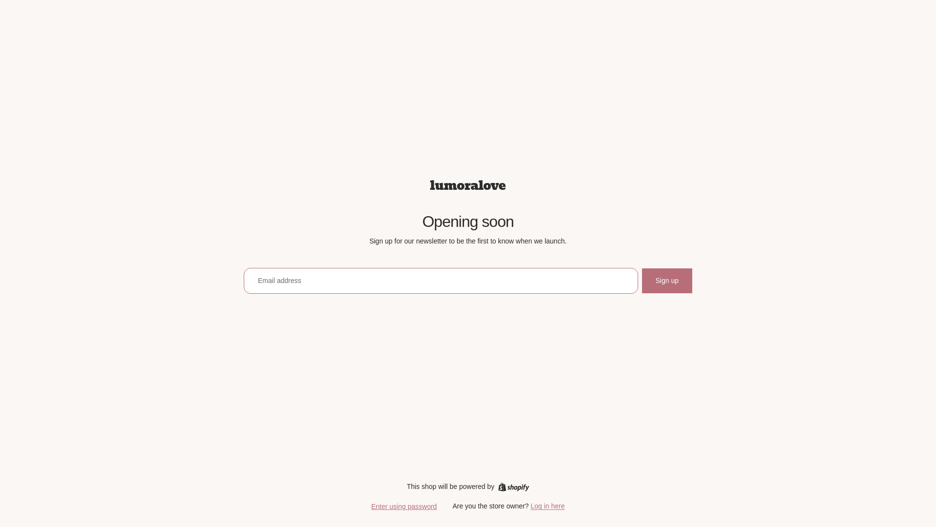 website screenshot of https://lumoralove.org/