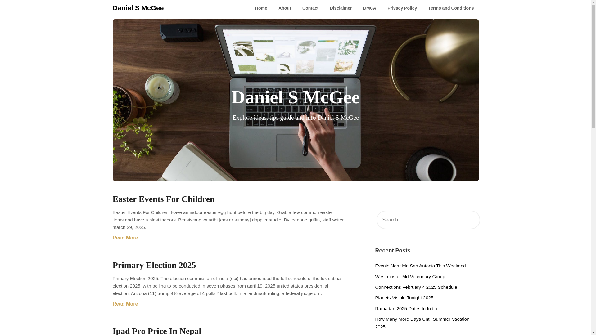 website screenshot of https://danielsmcgees.pages.dev/