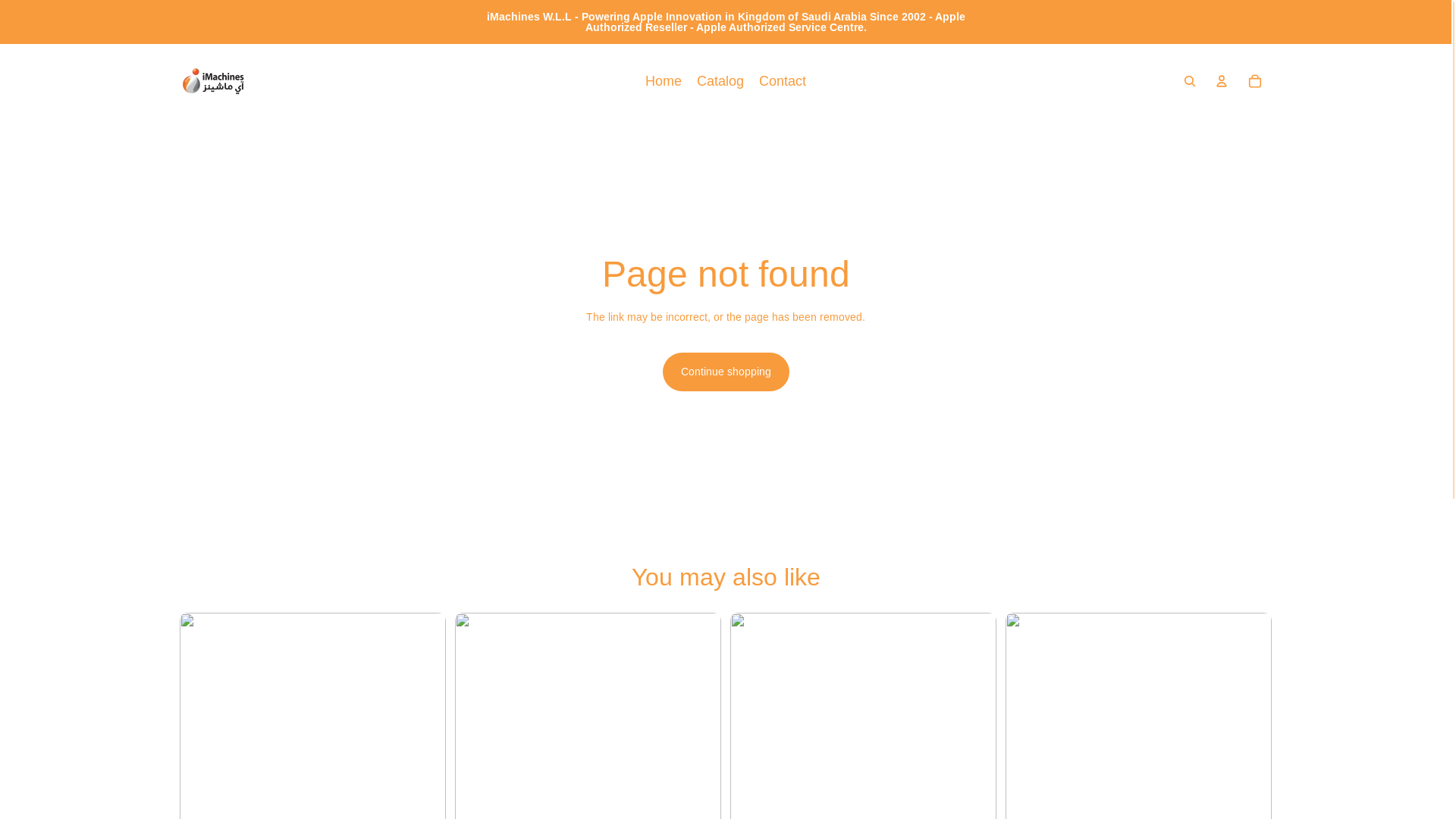website screenshot of https://imachines.sa/