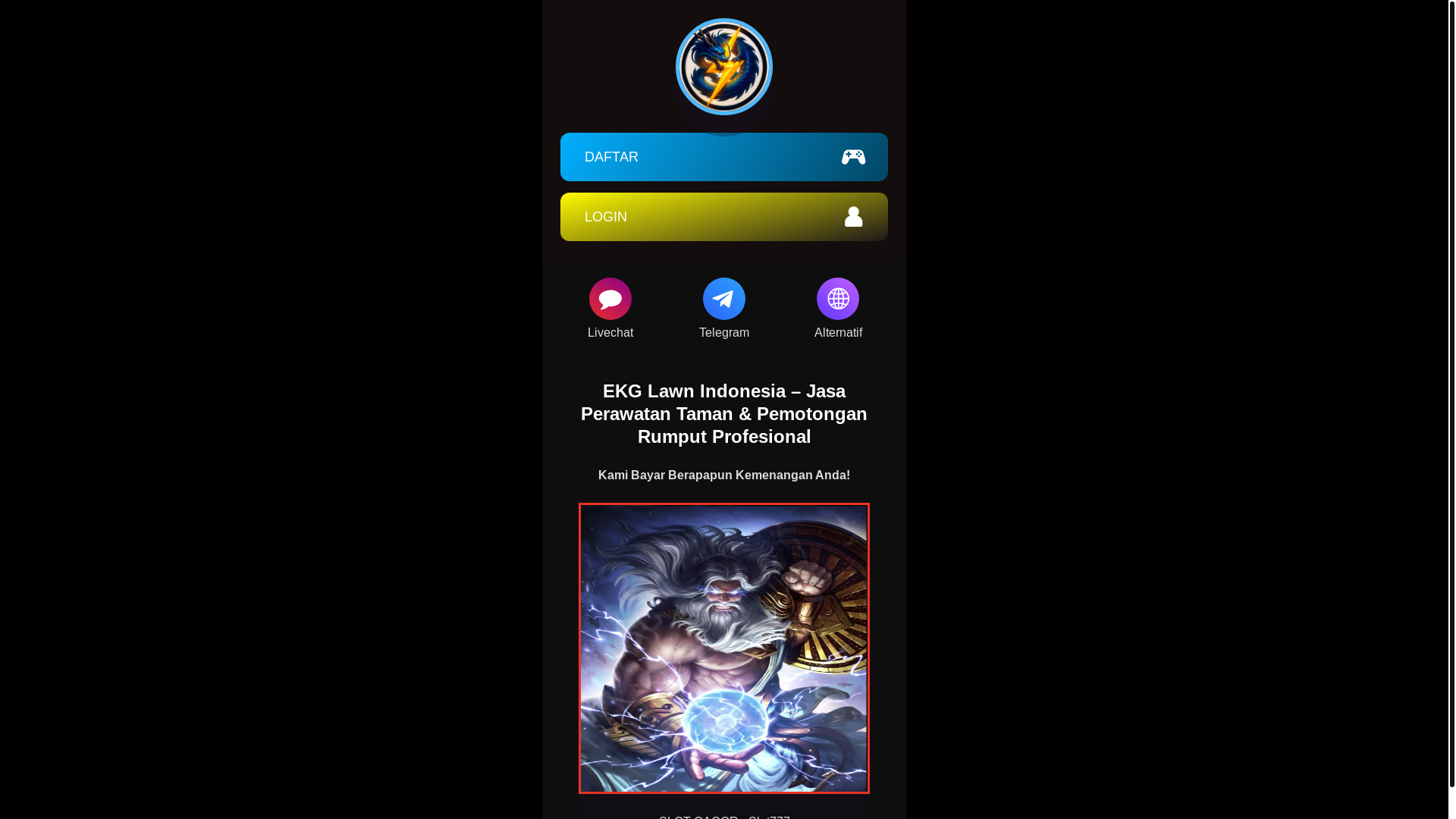 website screenshot of https://ekglawn-1.pages.dev/