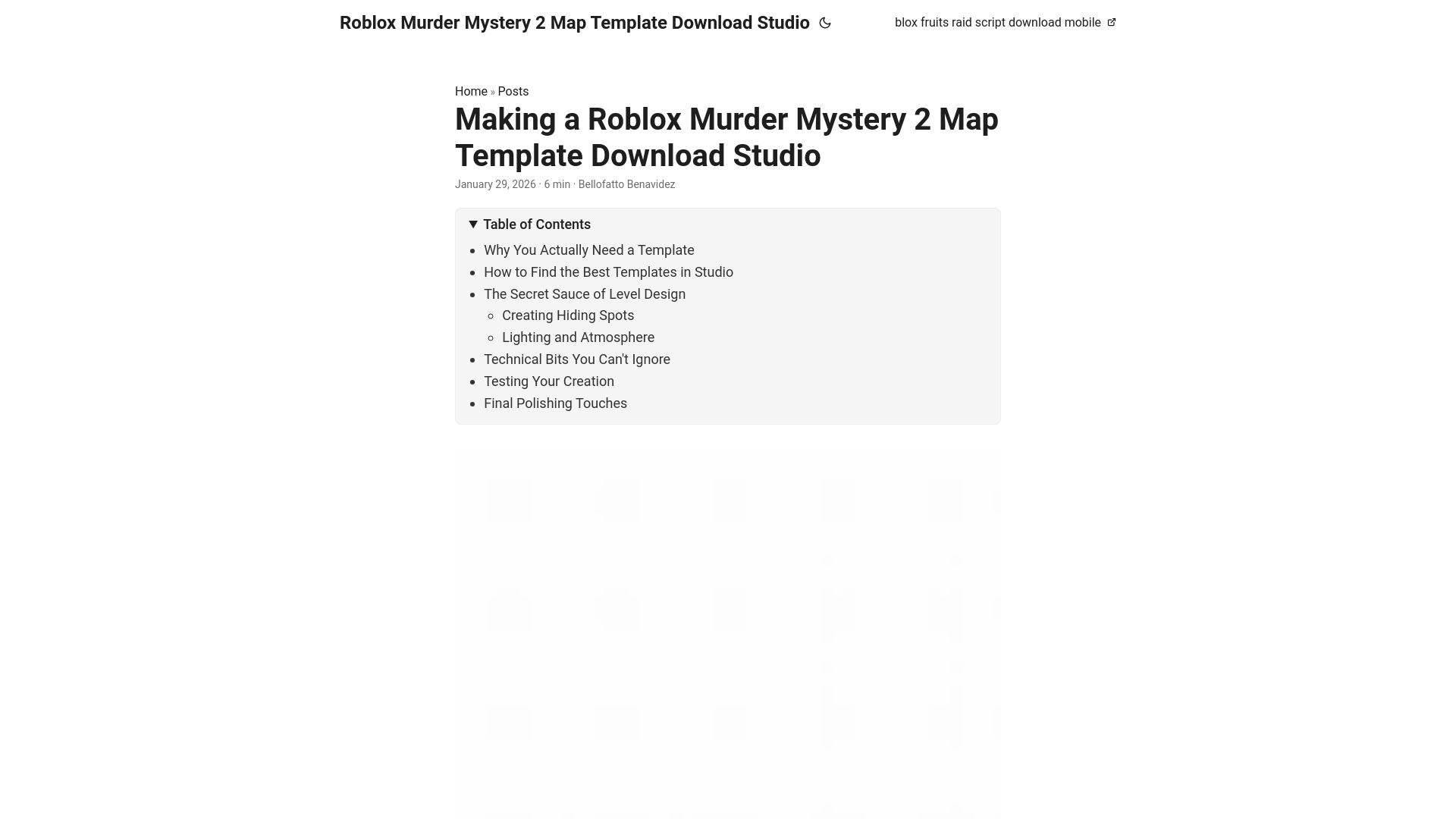 website screenshot of https://robloxmurdermystery2maptemplatedownloadstudio.pages.dev/