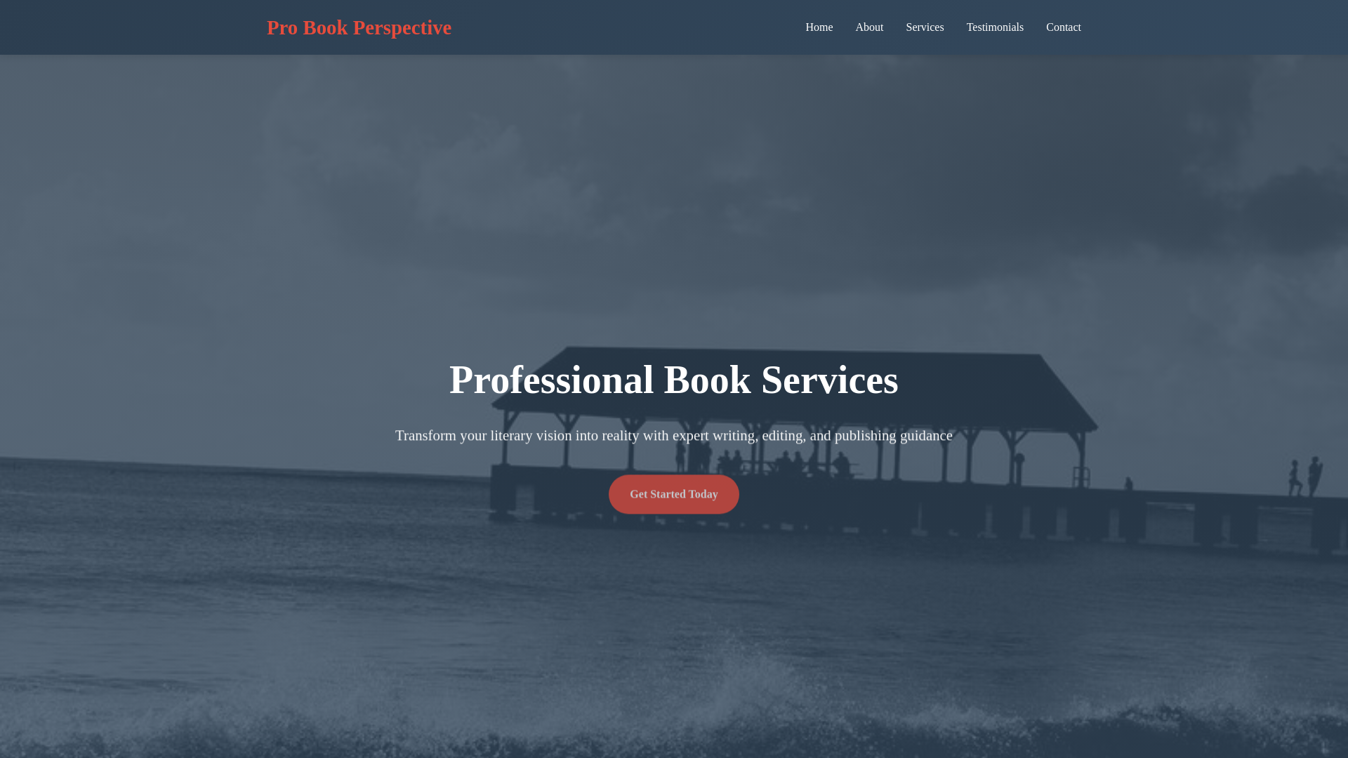 website screenshot of https://probookperspective.shop/