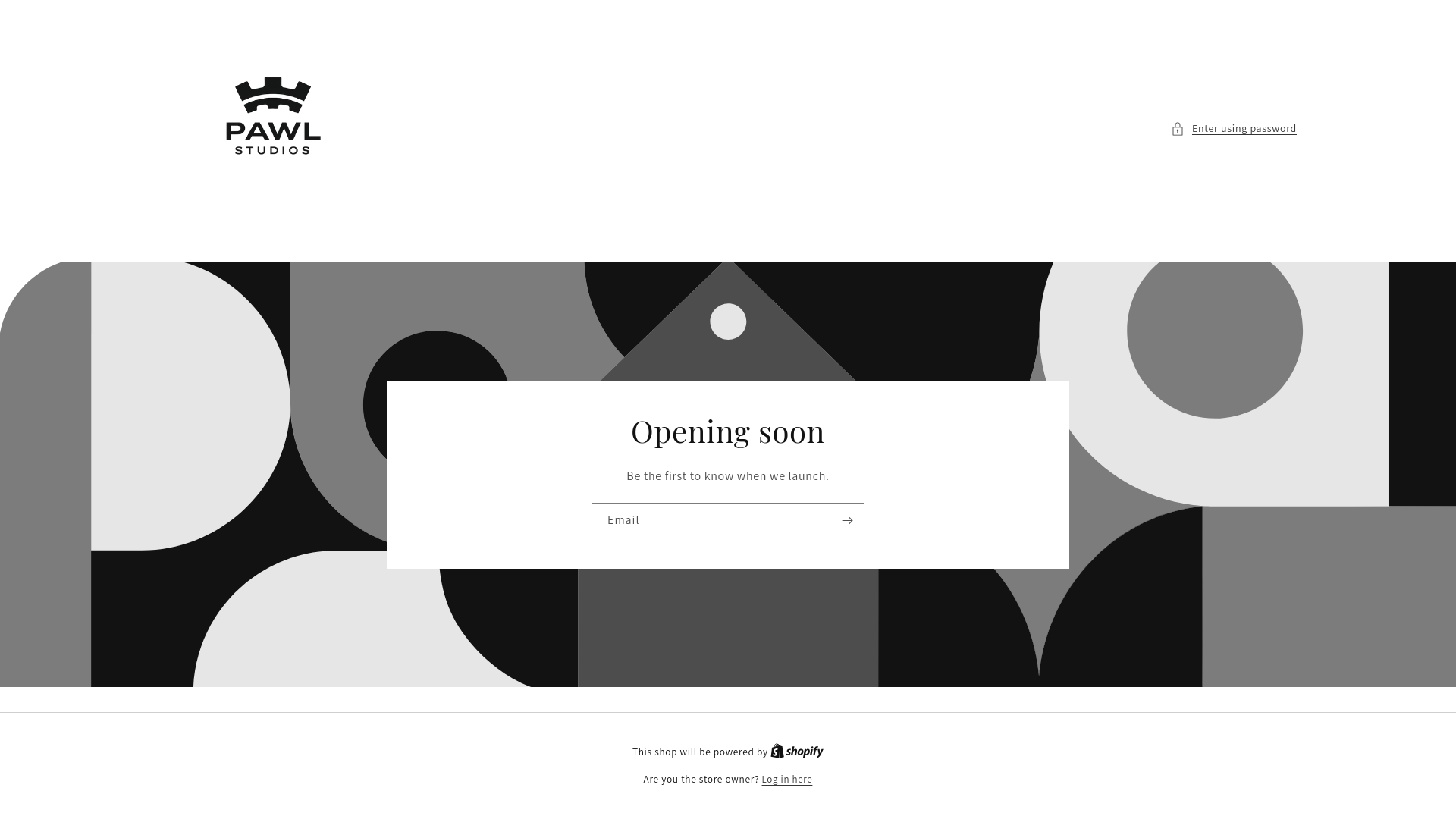 website screenshot of https://pawlstudio.com/