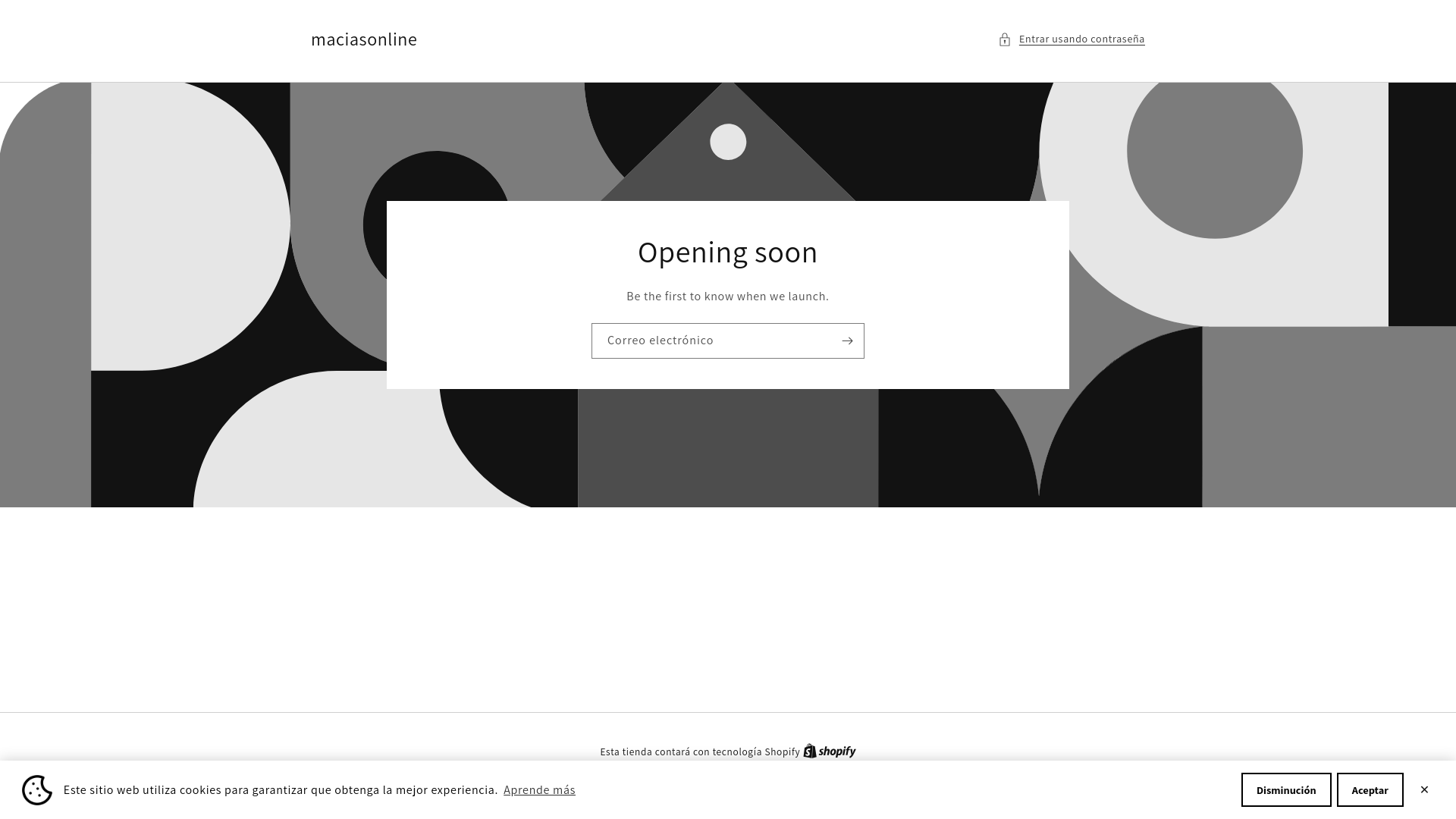 website screenshot of https://maciasonline.es/