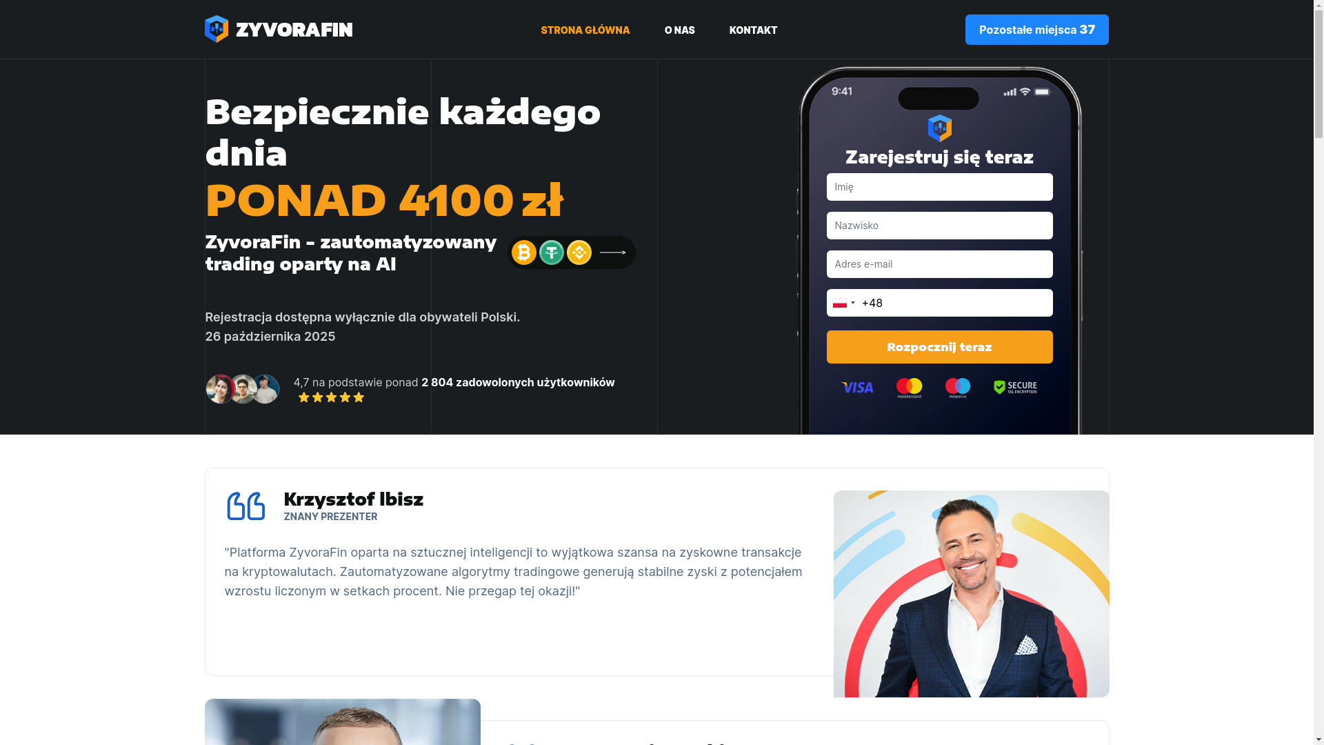 website screenshot of https://zyvorafin.net/