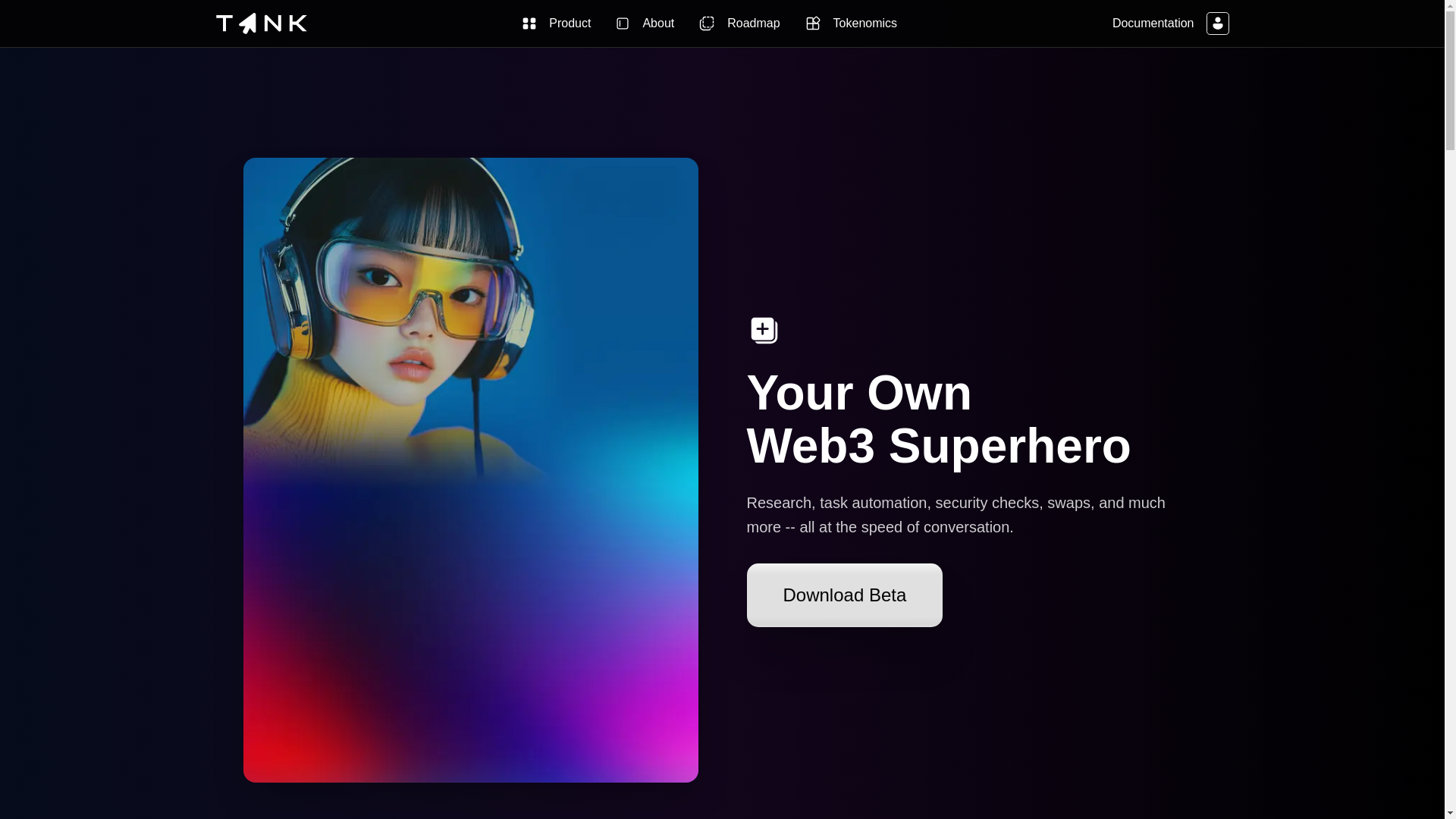 website screenshot of https://agenttank.lat/