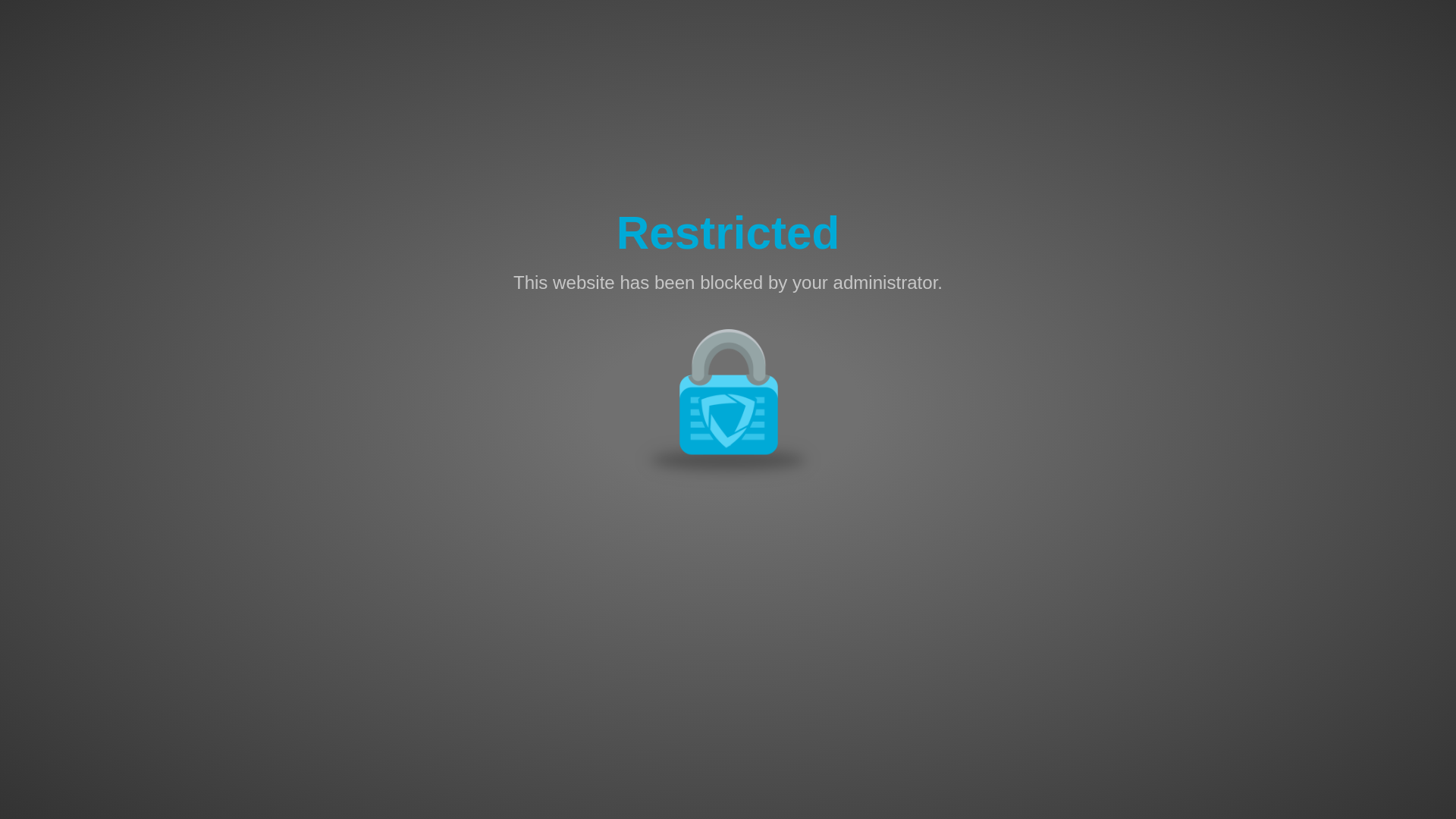 website screenshot of https://blocked.goguardian.com