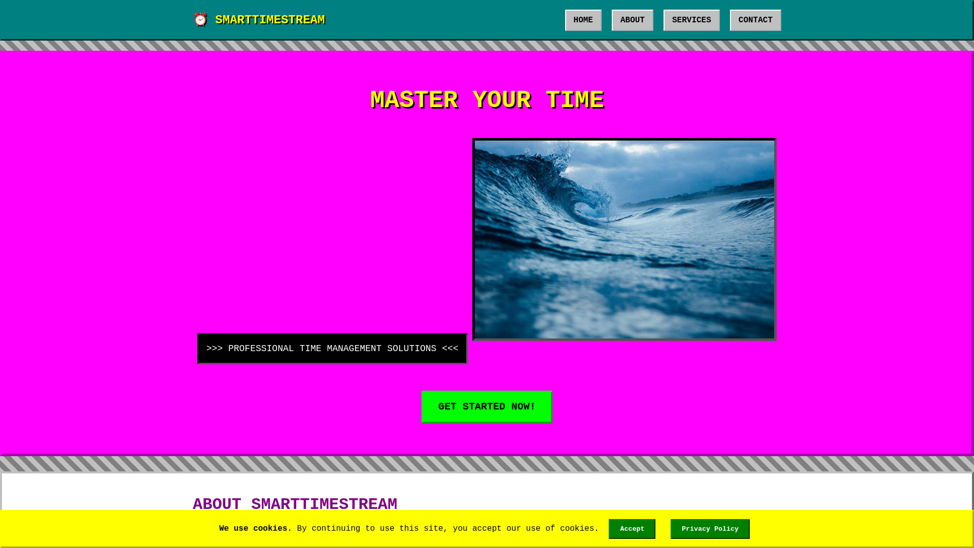 website screenshot of https://smarttimestream.click