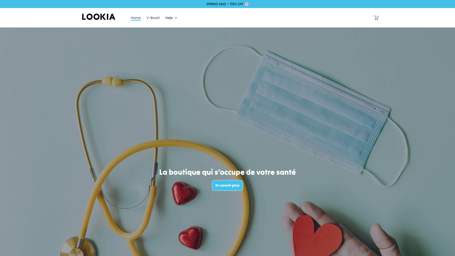 website screenshot of https://lookia-ca.com/