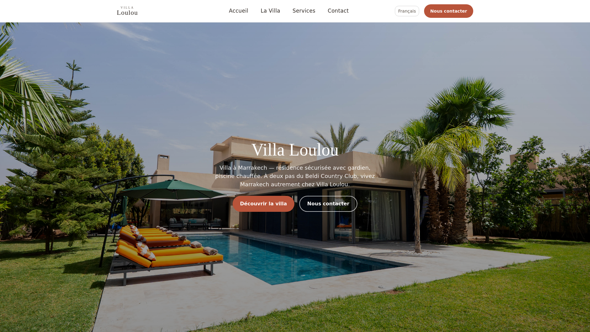 website screenshot of https://villa-loulou.com/