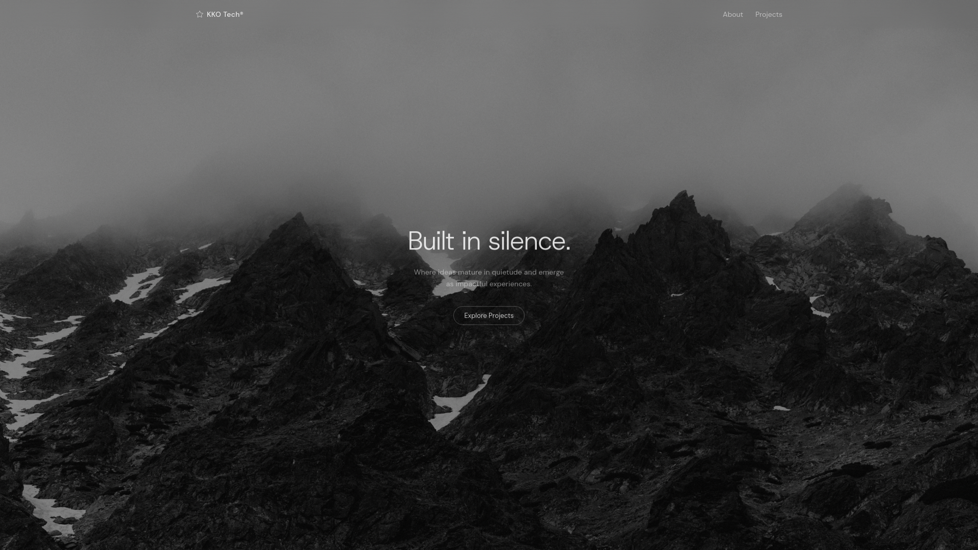 website screenshot of https://kkotech.pages.dev/