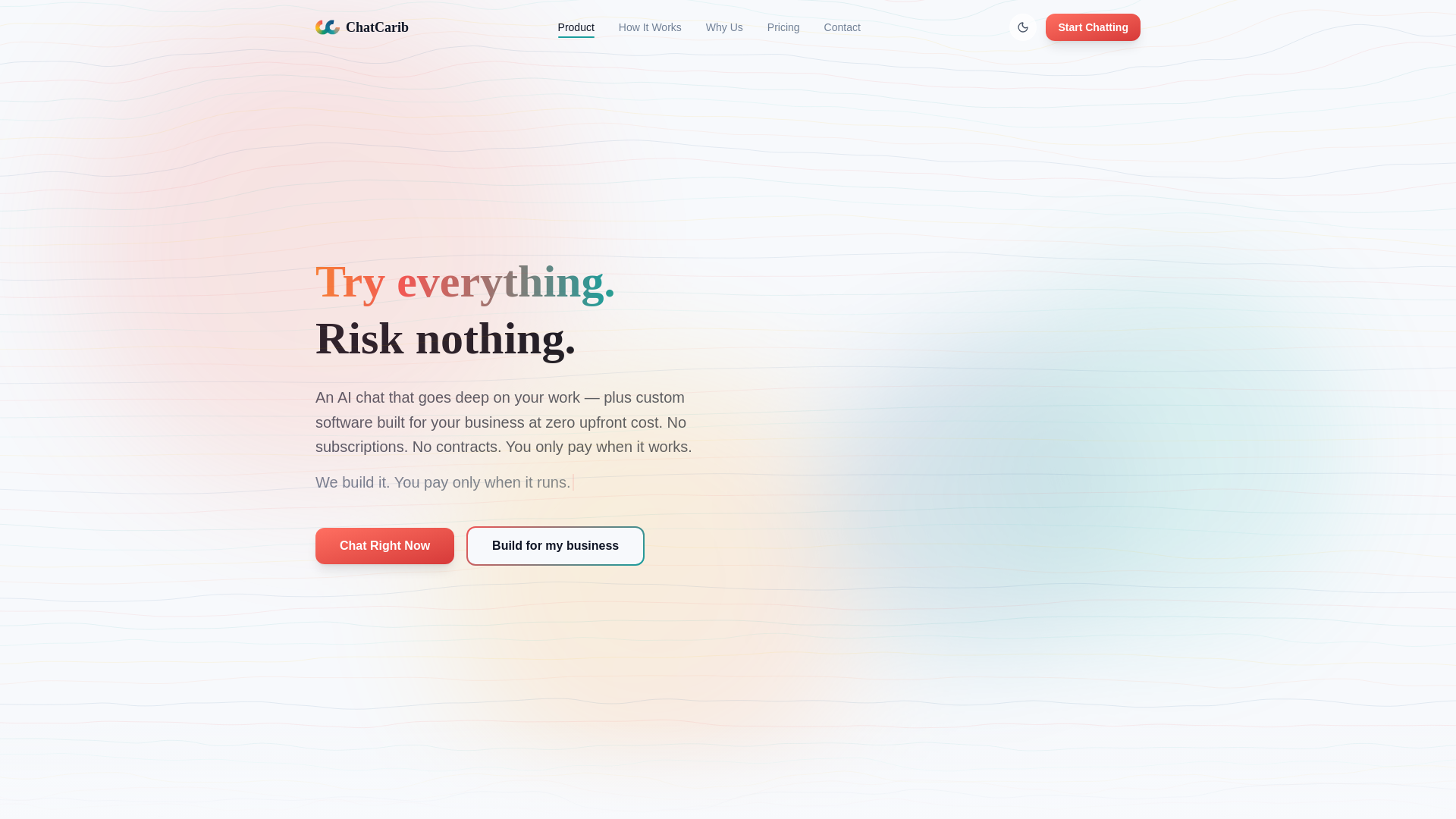 website screenshot of https://chatcarib.pages.dev/