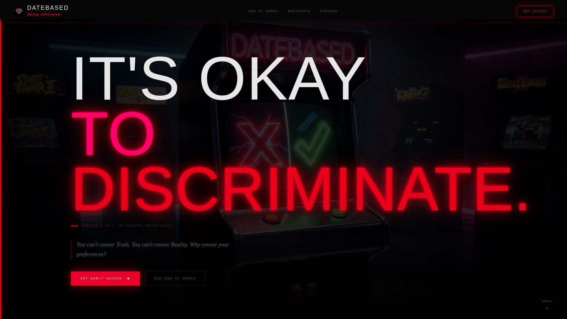 website screenshot of https://datebased.xyz/