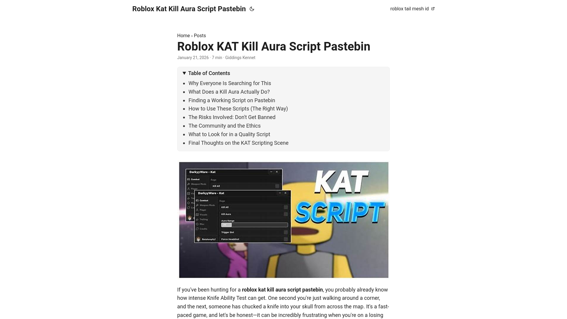 website screenshot of https://robloxkatkillaurascriptpastebin.pages.dev/