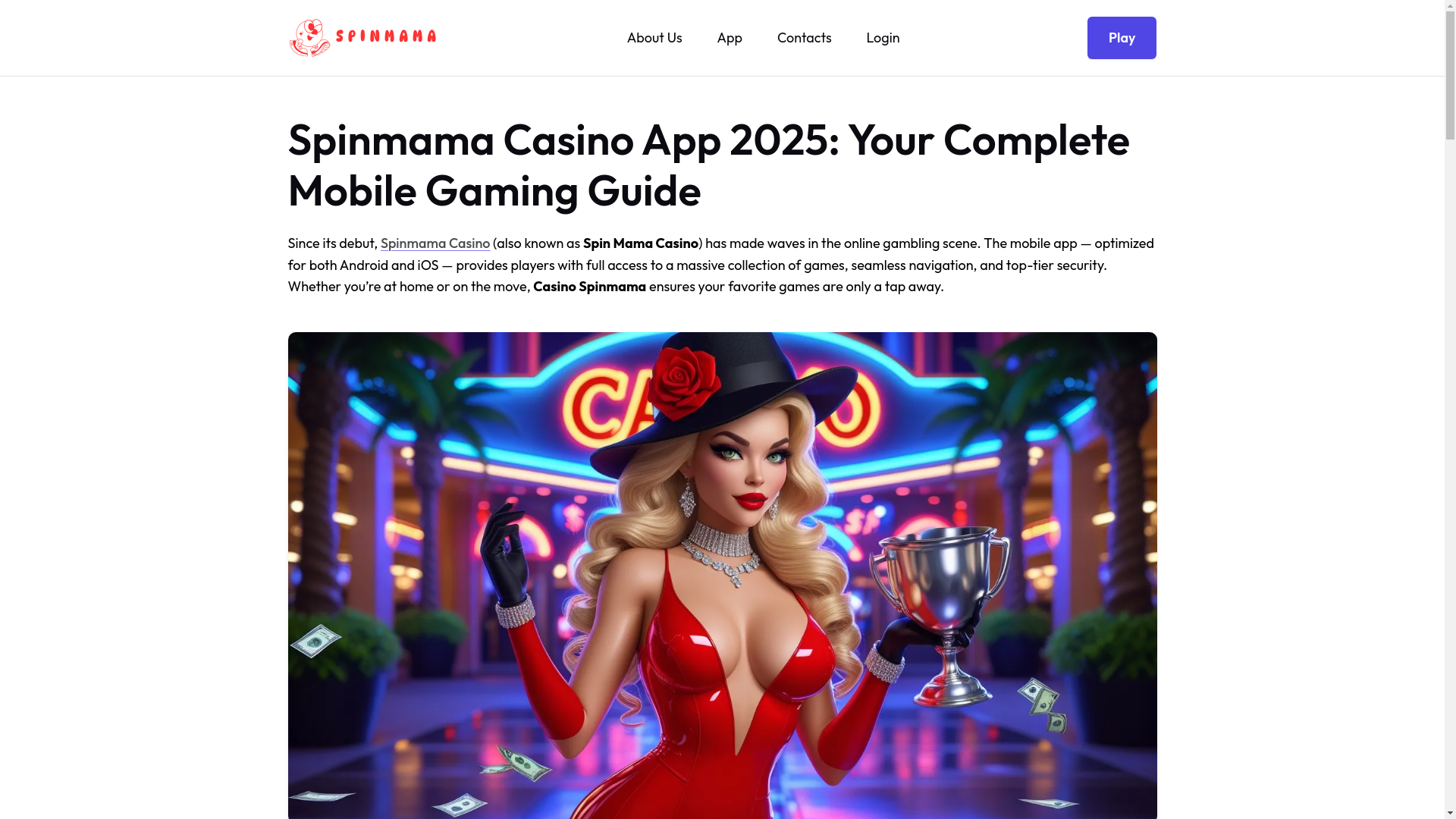 website screenshot of https://spinmamabonus-org.pages.dev/