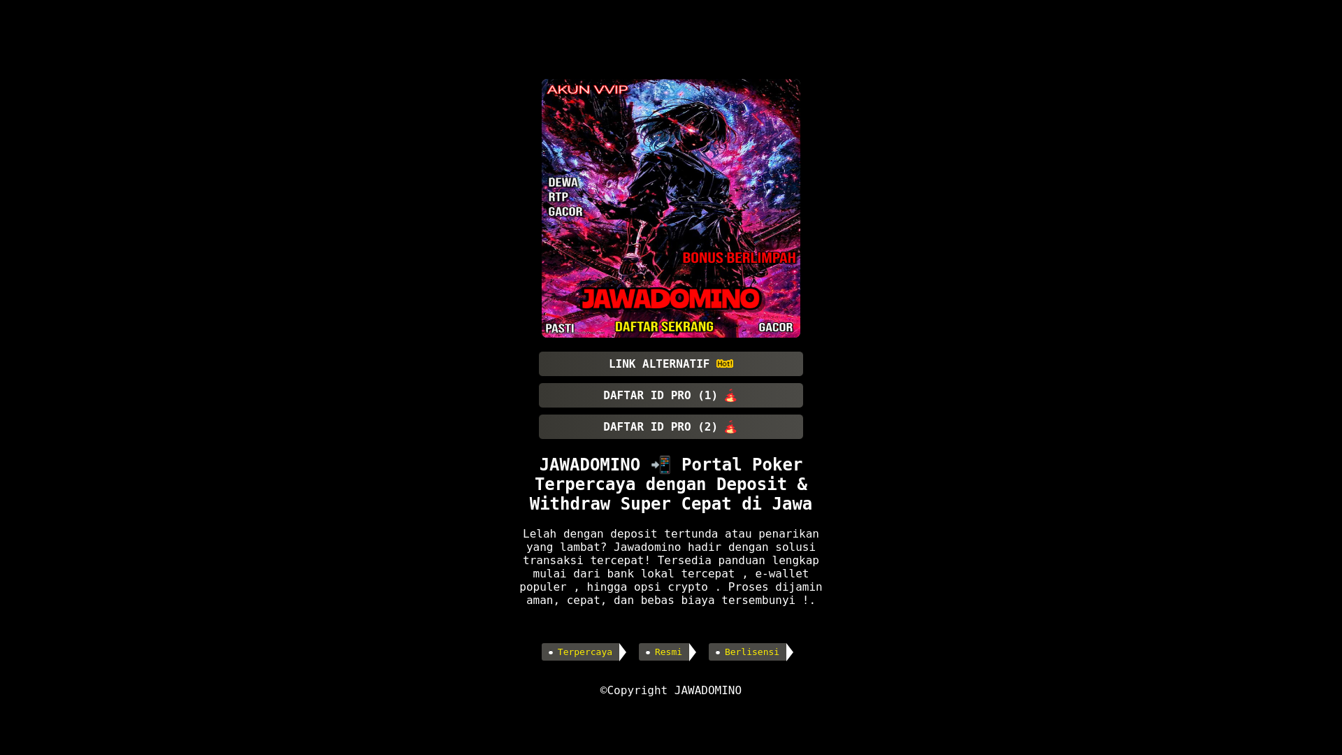 website screenshot of https://servicesjawa.pages.dev/
