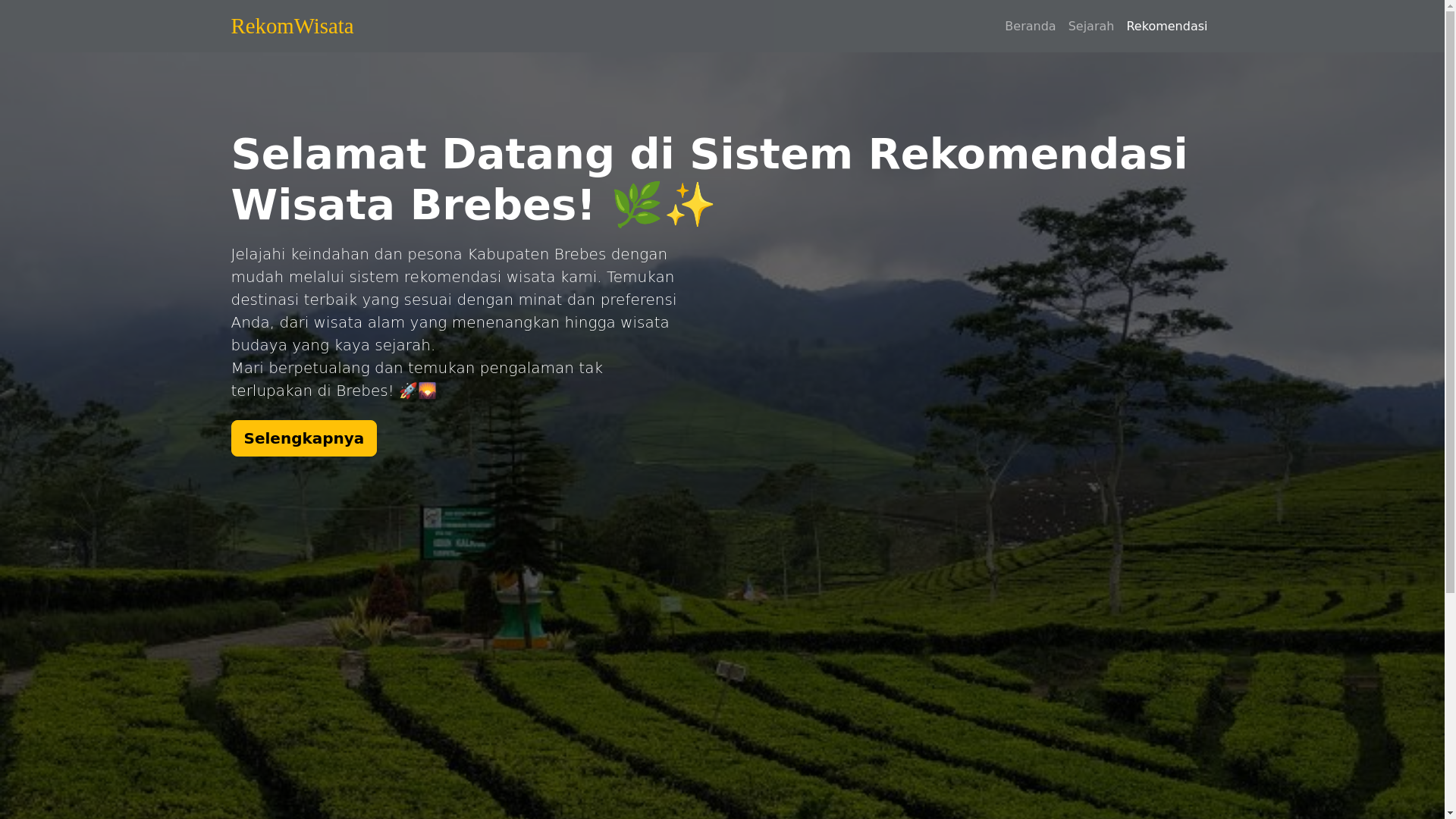 website screenshot of https://rekomwisata.my.id/