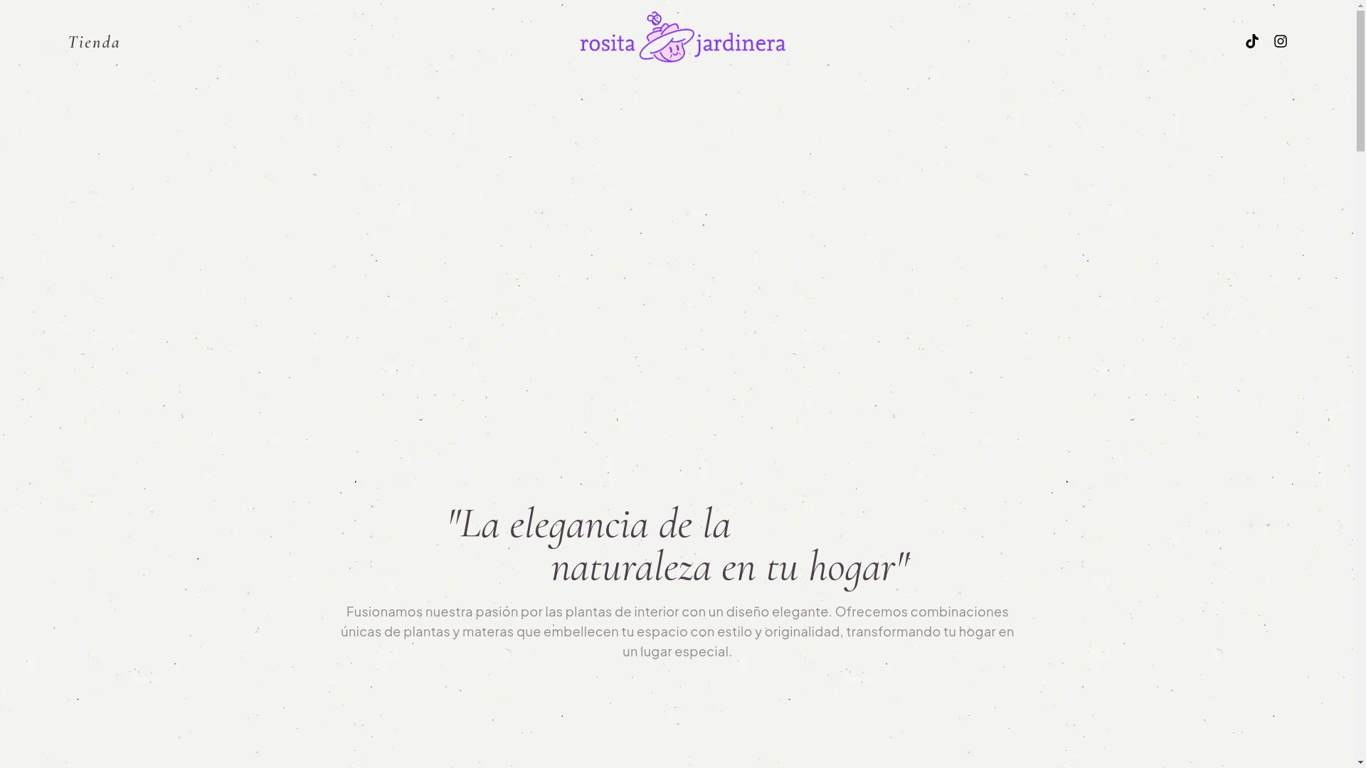 website screenshot of https://rositajardinera.pages.dev/