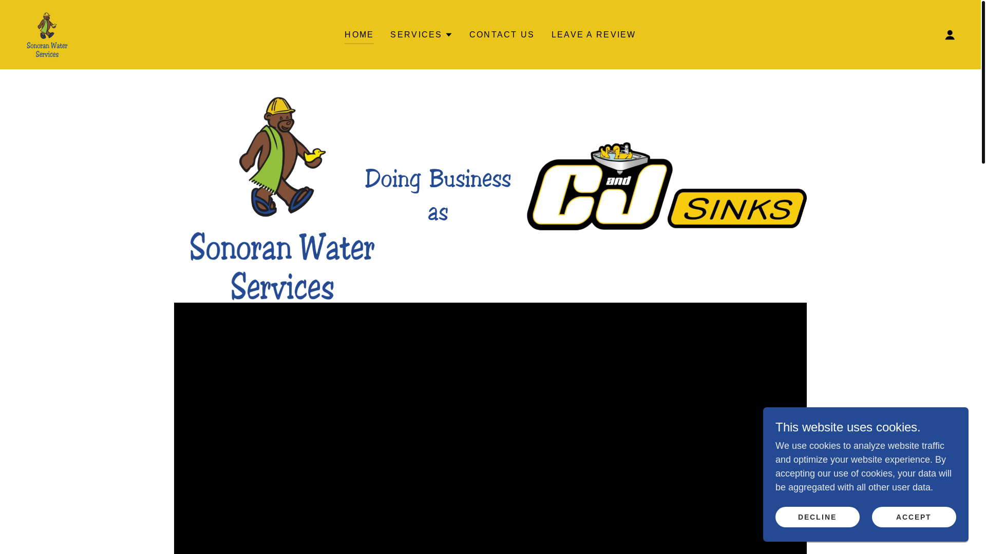 website screenshot of https://sonoranwaterservices.com/