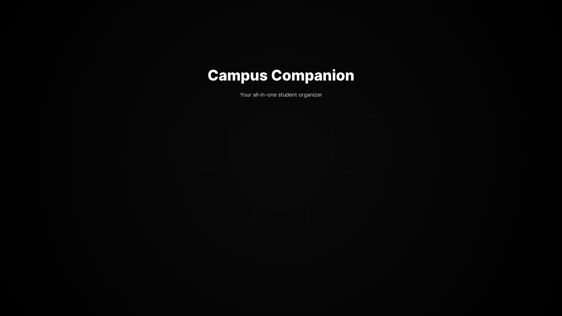 website screenshot of https://campuscompanion.org/