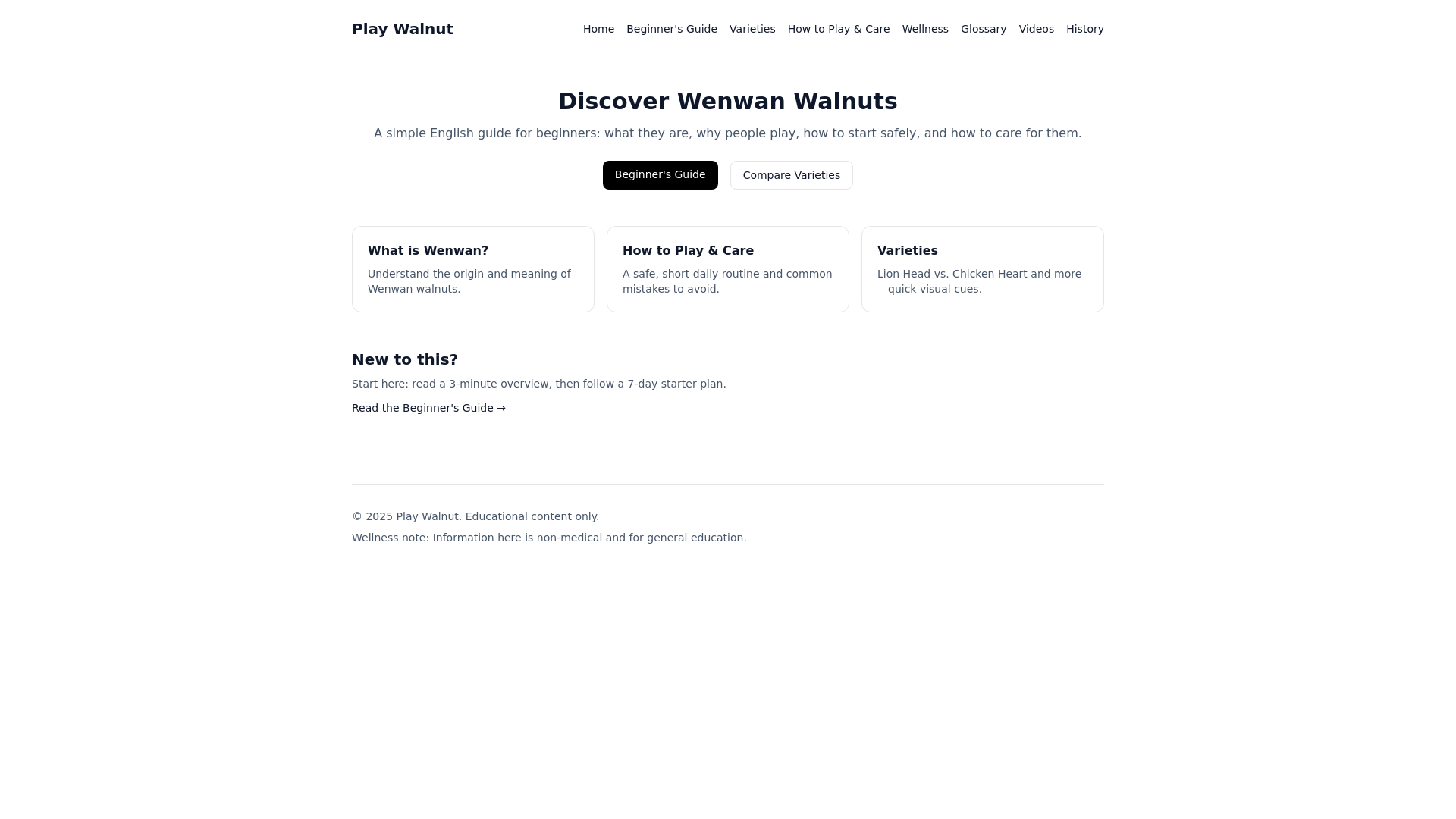 website screenshot of https://play-walnut.com/