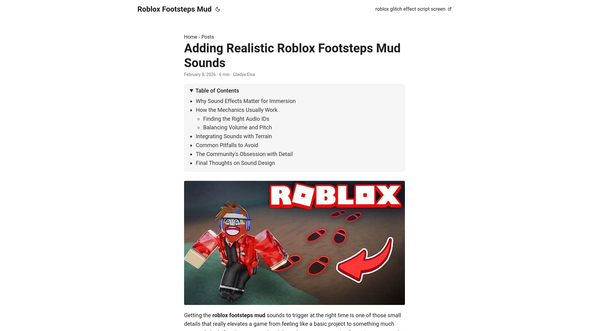 website screenshot of https://roblox-footsteps-mud.pages.dev/