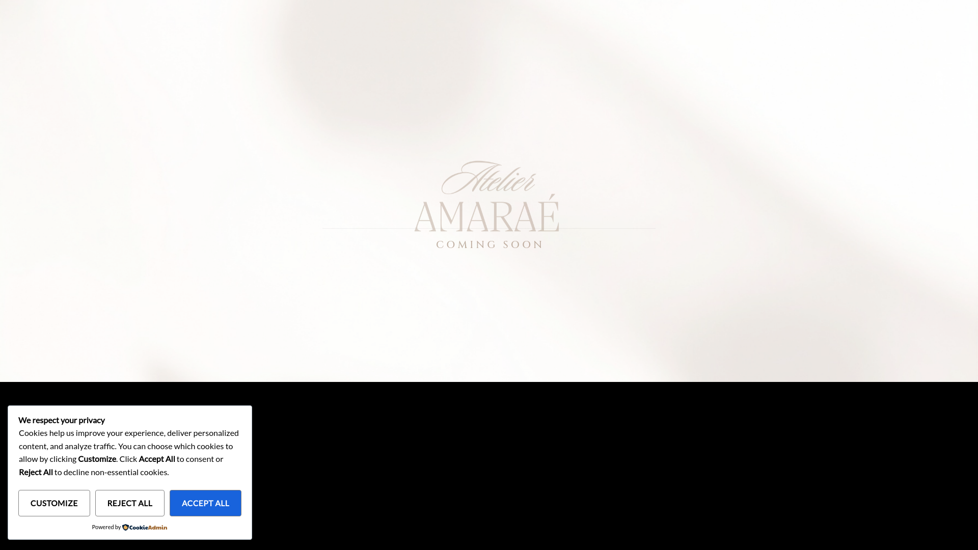 website screenshot of https://atelieramarae.nl