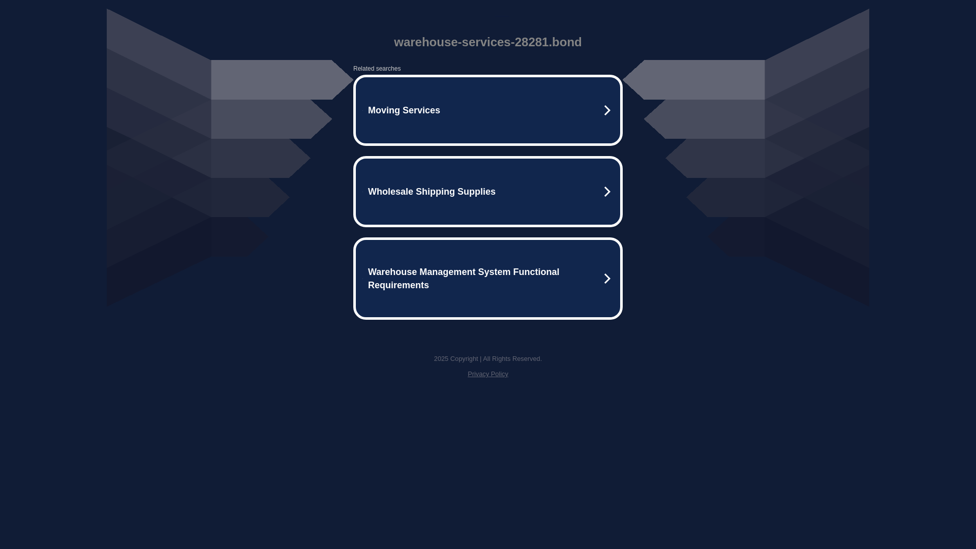 website screenshot of https://warehouse-services-28281.bond/