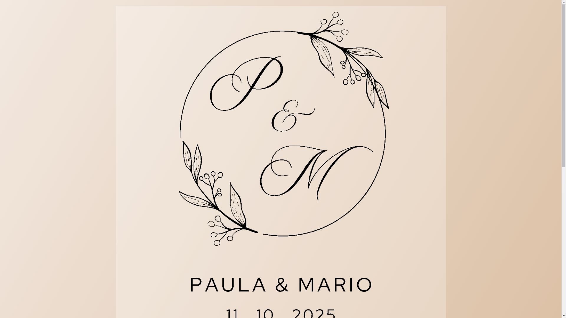 website screenshot of https://paulaymario.site/
