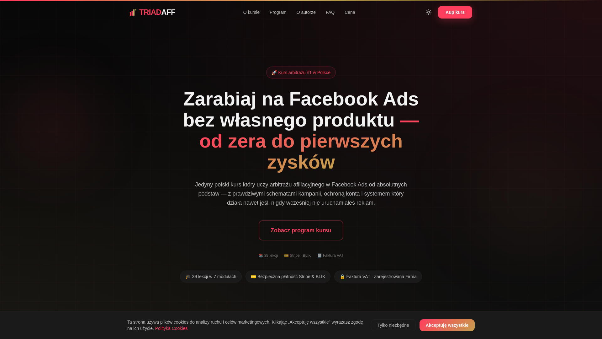 website screenshot of https://triadaff.website/