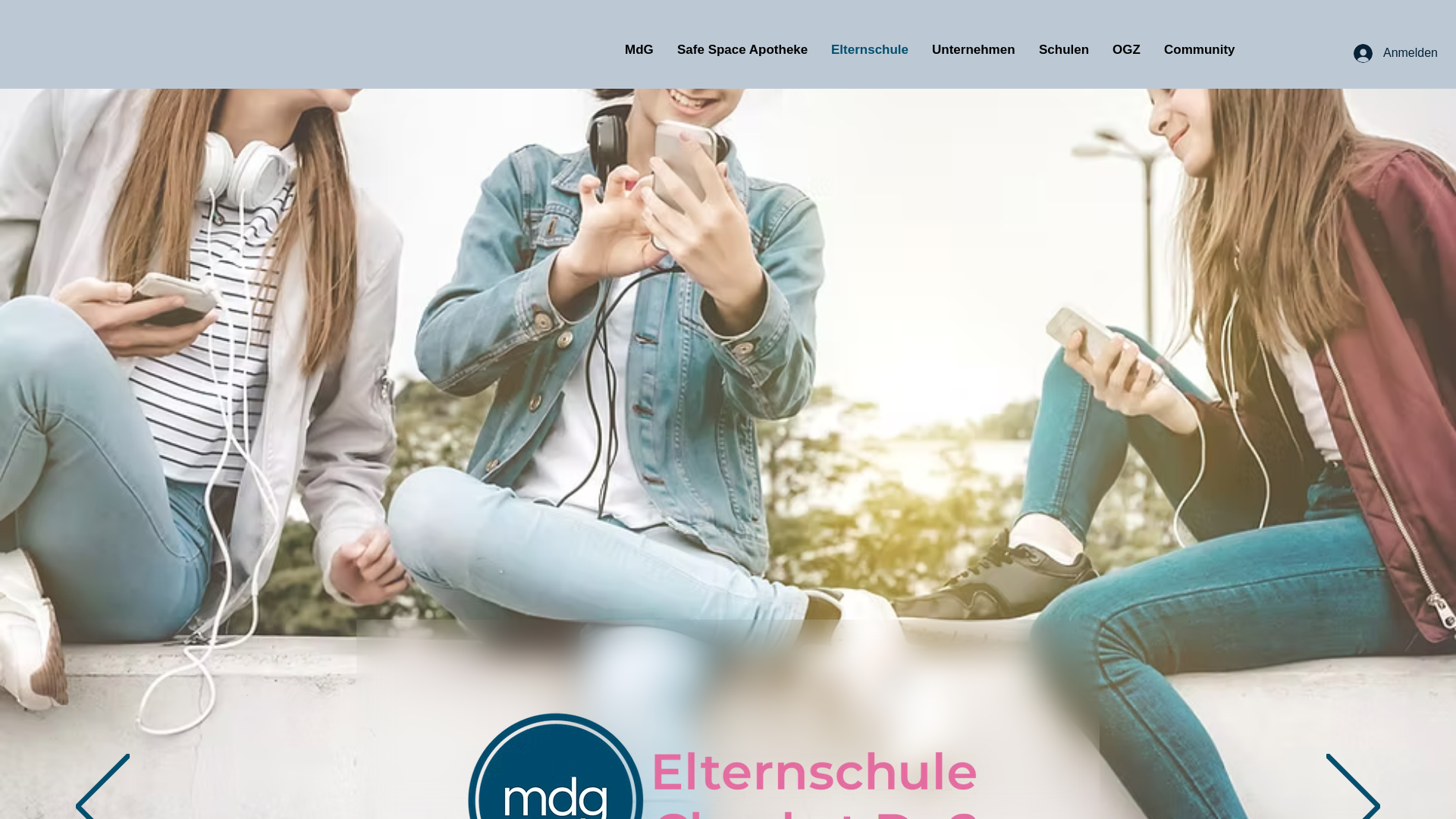 website screenshot of https://elternschule-checkstdu.de