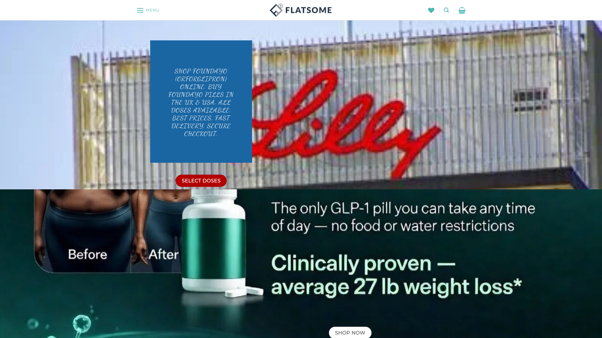 website screenshot of https://foundayo-orforglipron.uk/