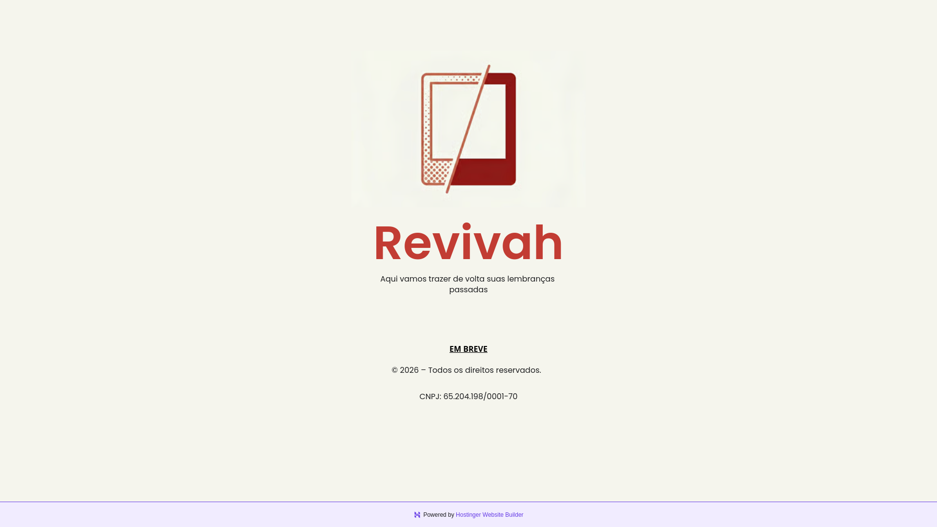 website screenshot of https://revivahh.com/