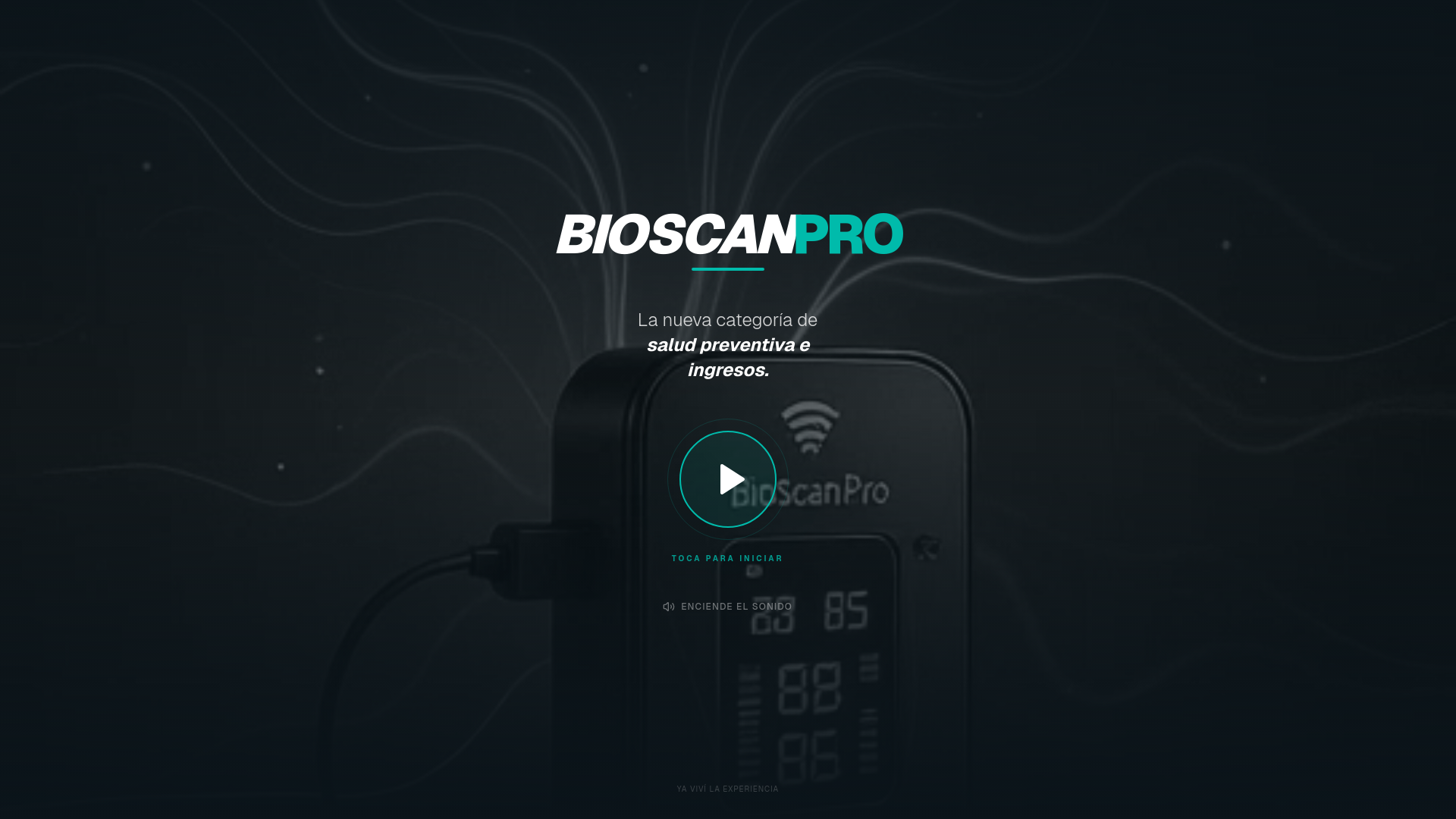 website screenshot of https://bioscanpro.space/