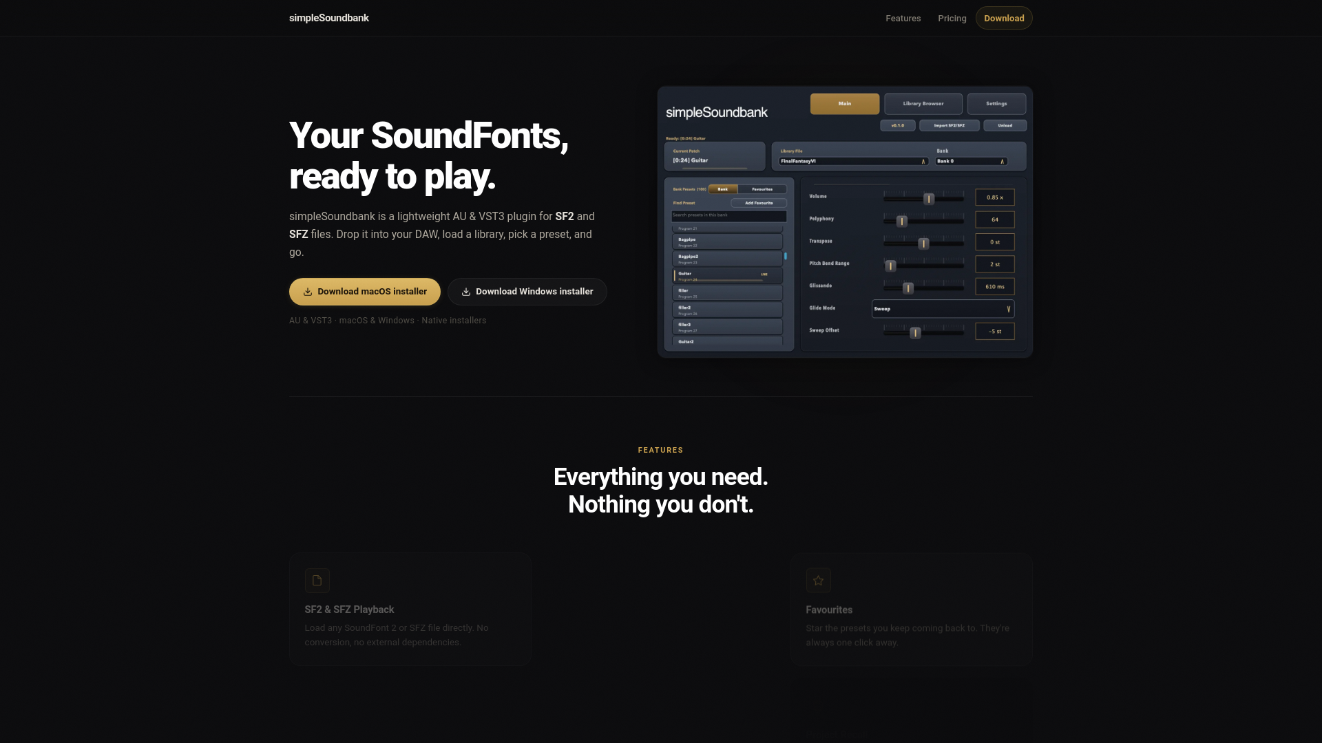 website screenshot of https://simplesoundbank.com/