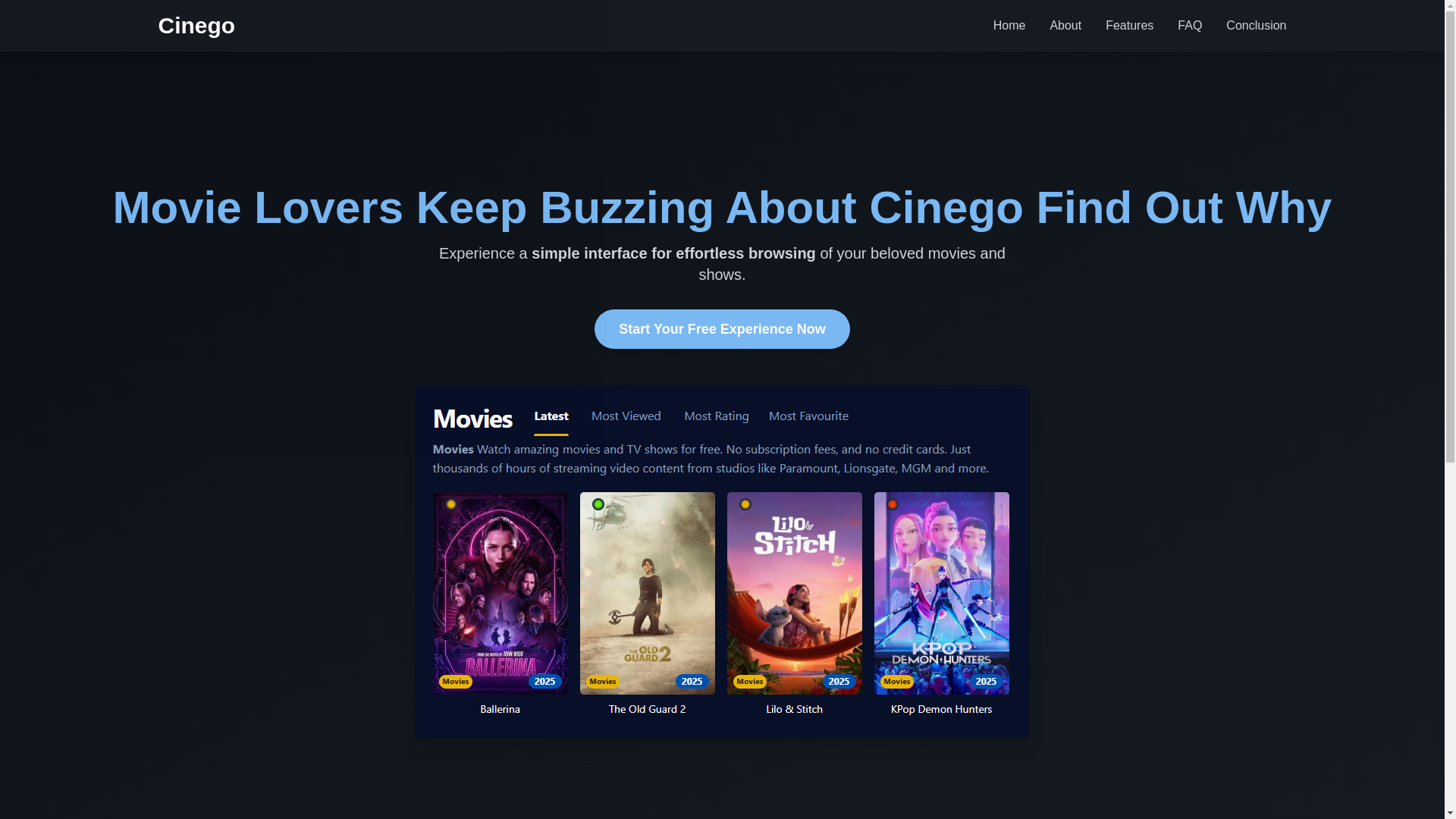website screenshot of https://cinego-ny6i.pages.dev/