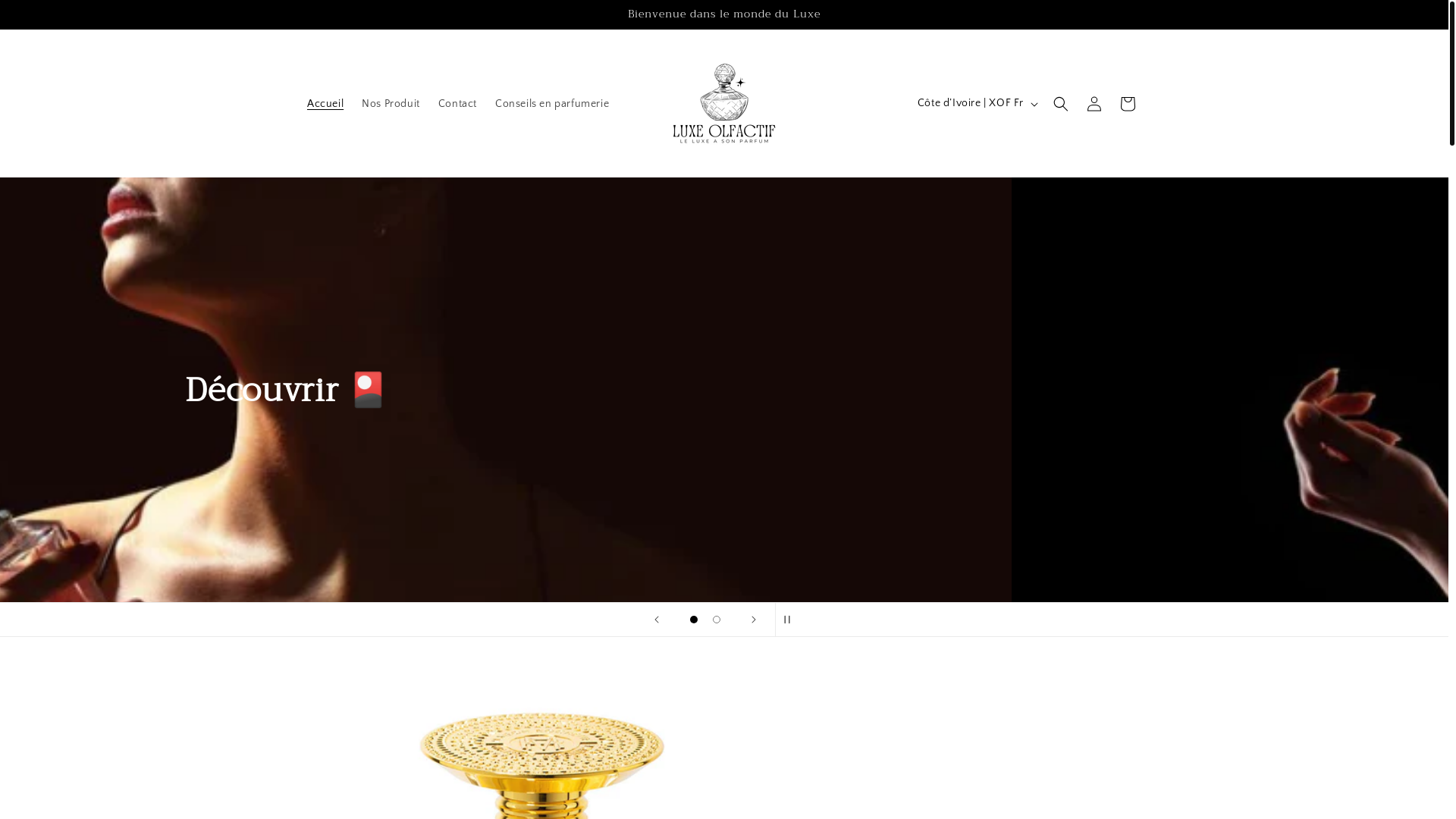website screenshot of https://luxeolfactif.com/