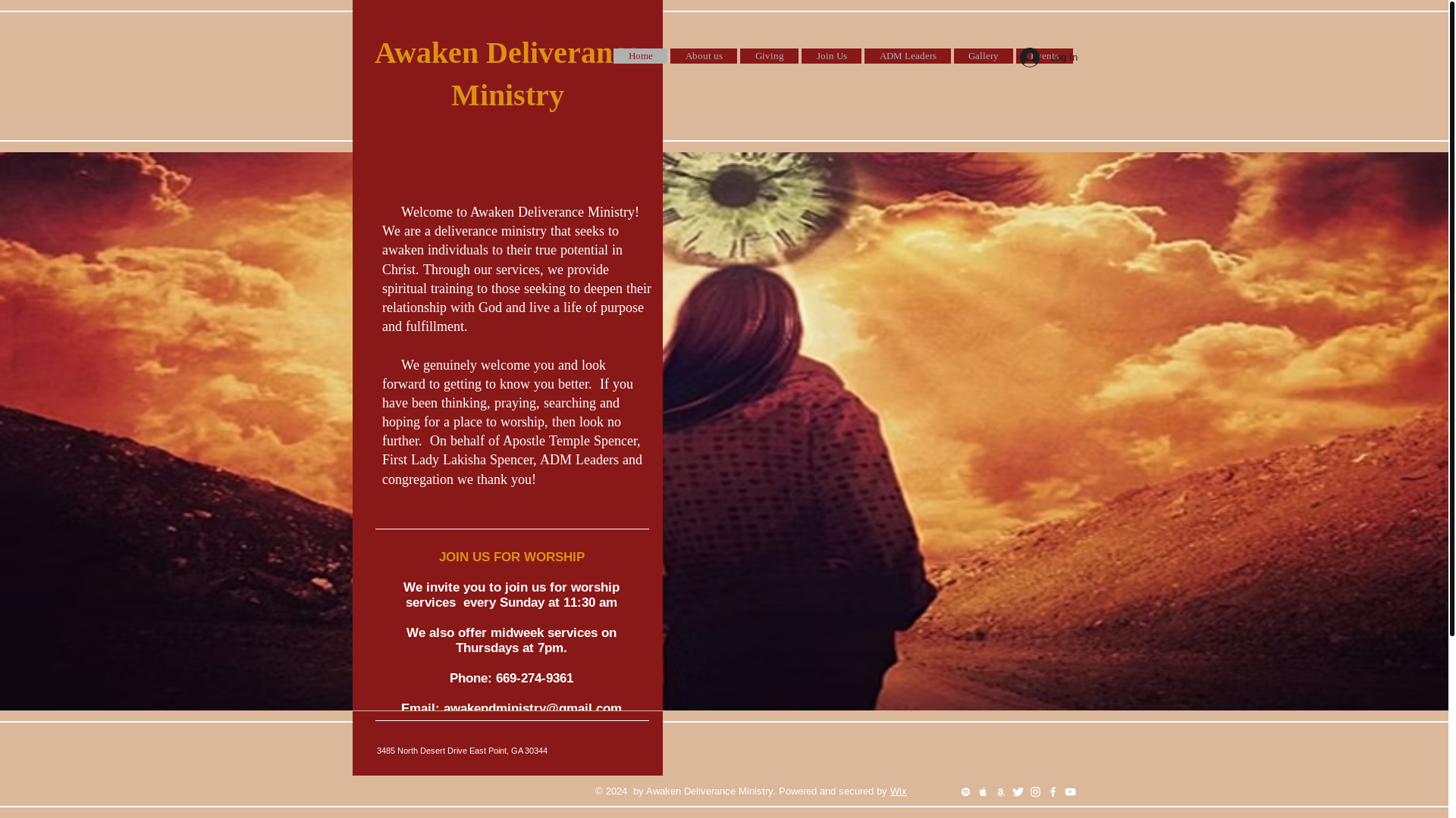 website screenshot of https://awakendm.com/
