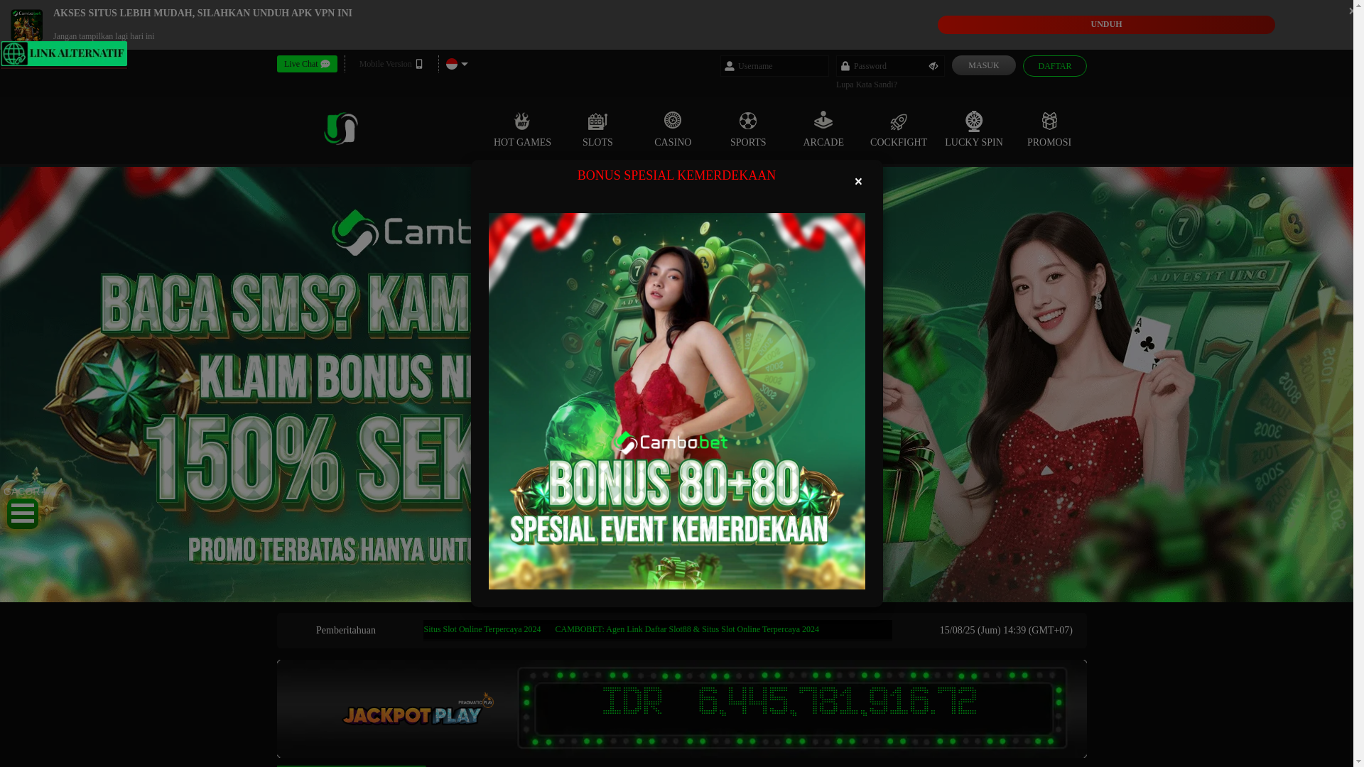 website screenshot of https://cambobetye.site/