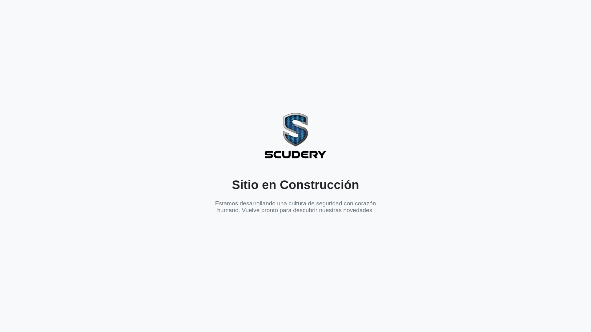 website screenshot of https://scudery.com.py/