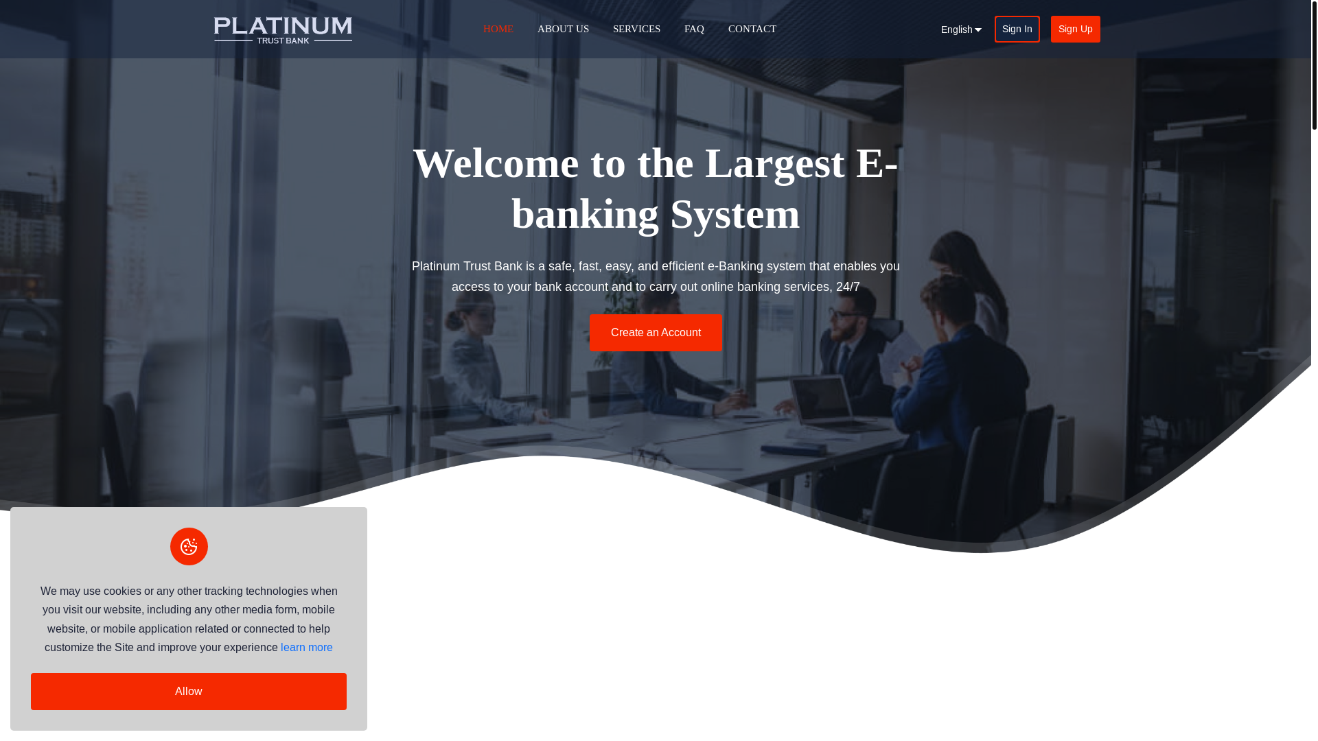 website screenshot of https://swisttrustplc.online/