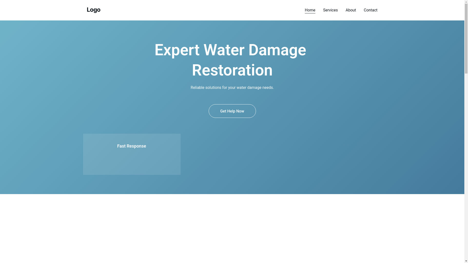 website screenshot of https://boltwaterdamagerestoration.site/