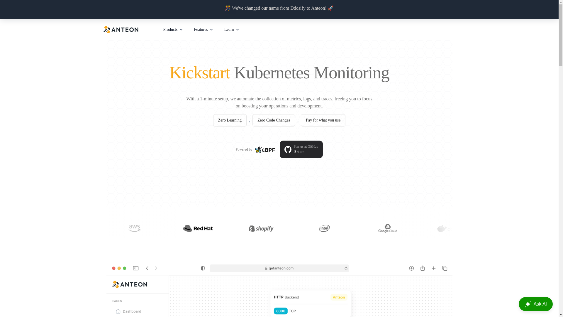 website screenshot of https://anteon-landing-page.pages.dev/