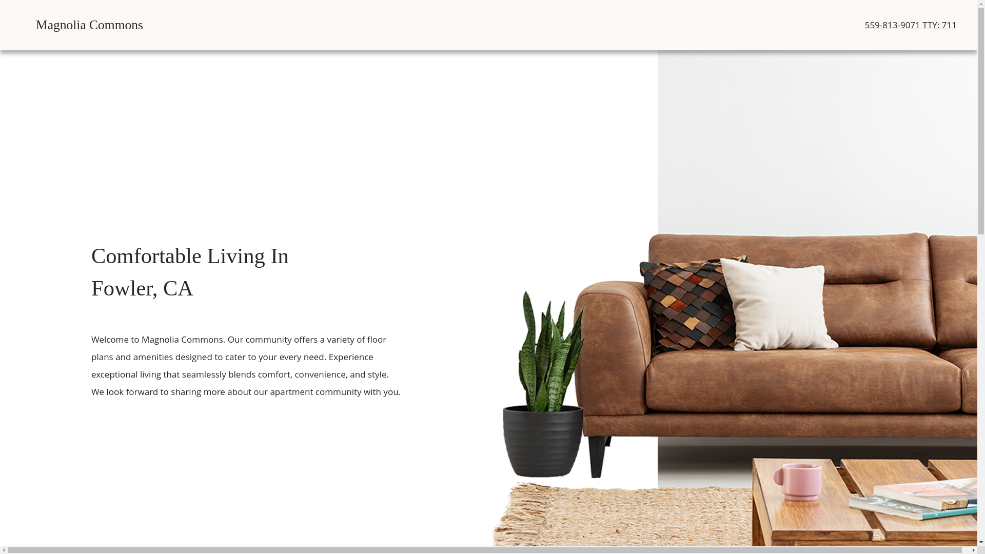 website screenshot of https://liveatmagnoliacommons.com/