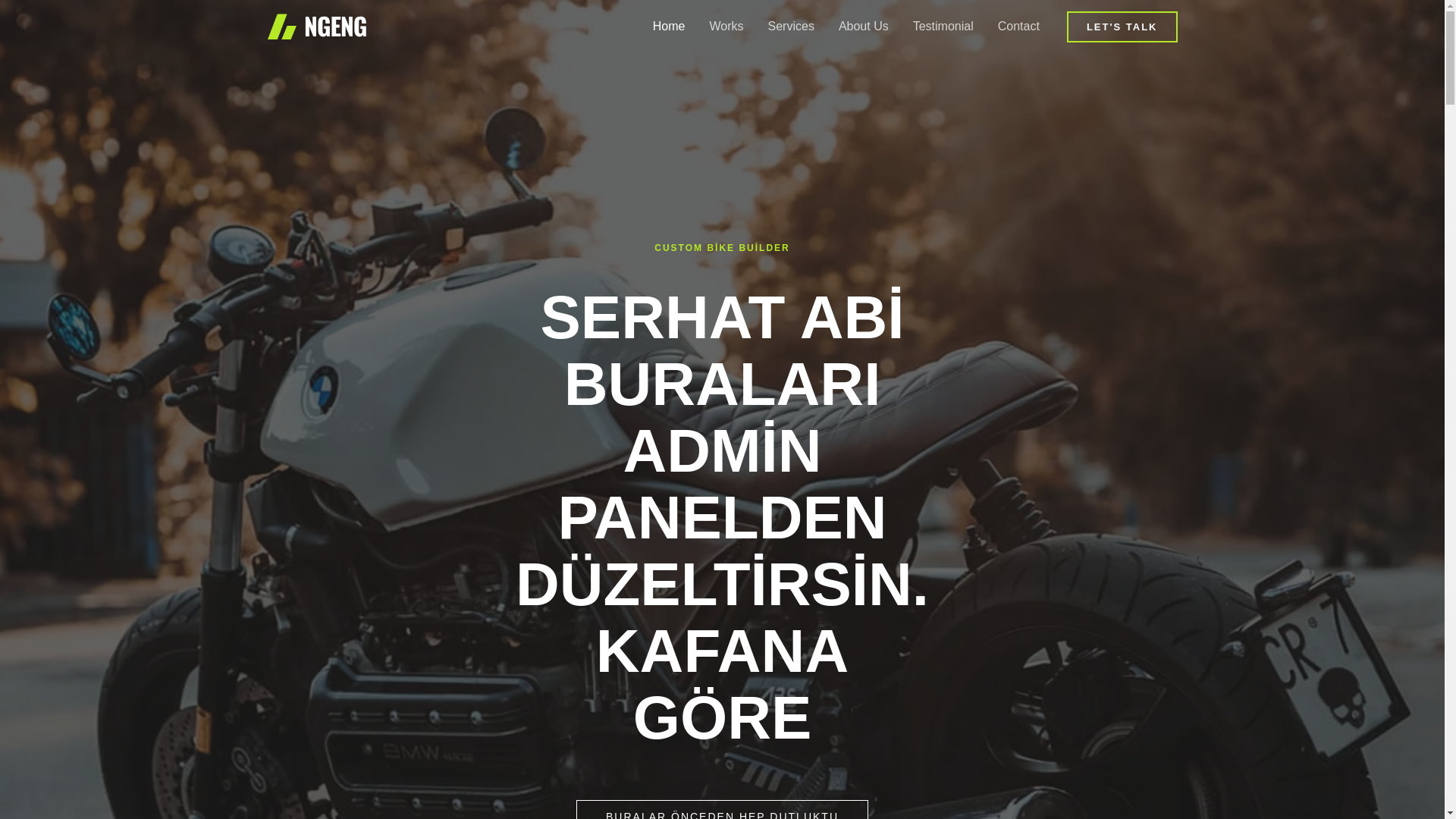 website screenshot of https://serhatkili.com.tr/