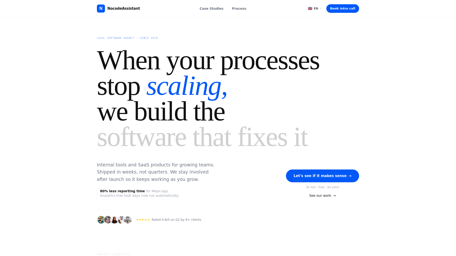 website screenshot of https://agency-site-85o.pages.dev/
