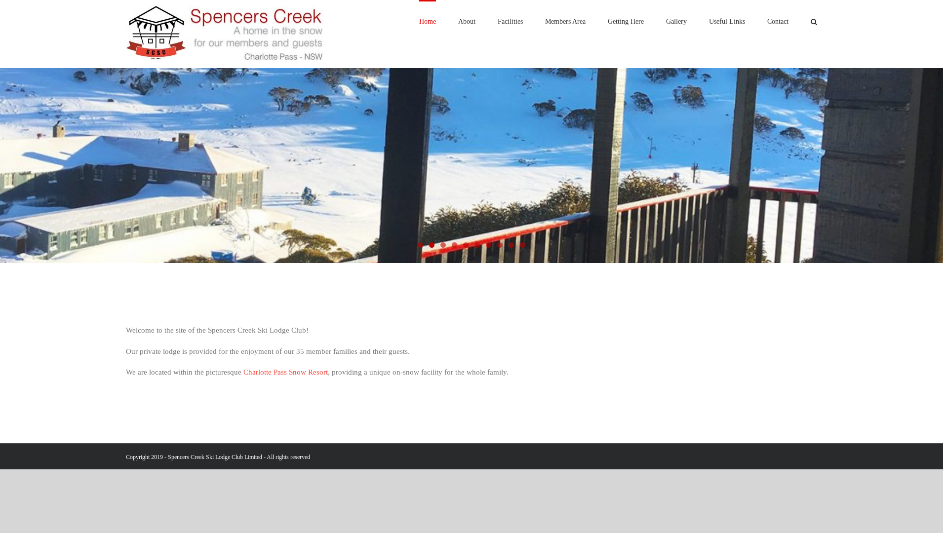 website screenshot of https://spencerscreek.online/