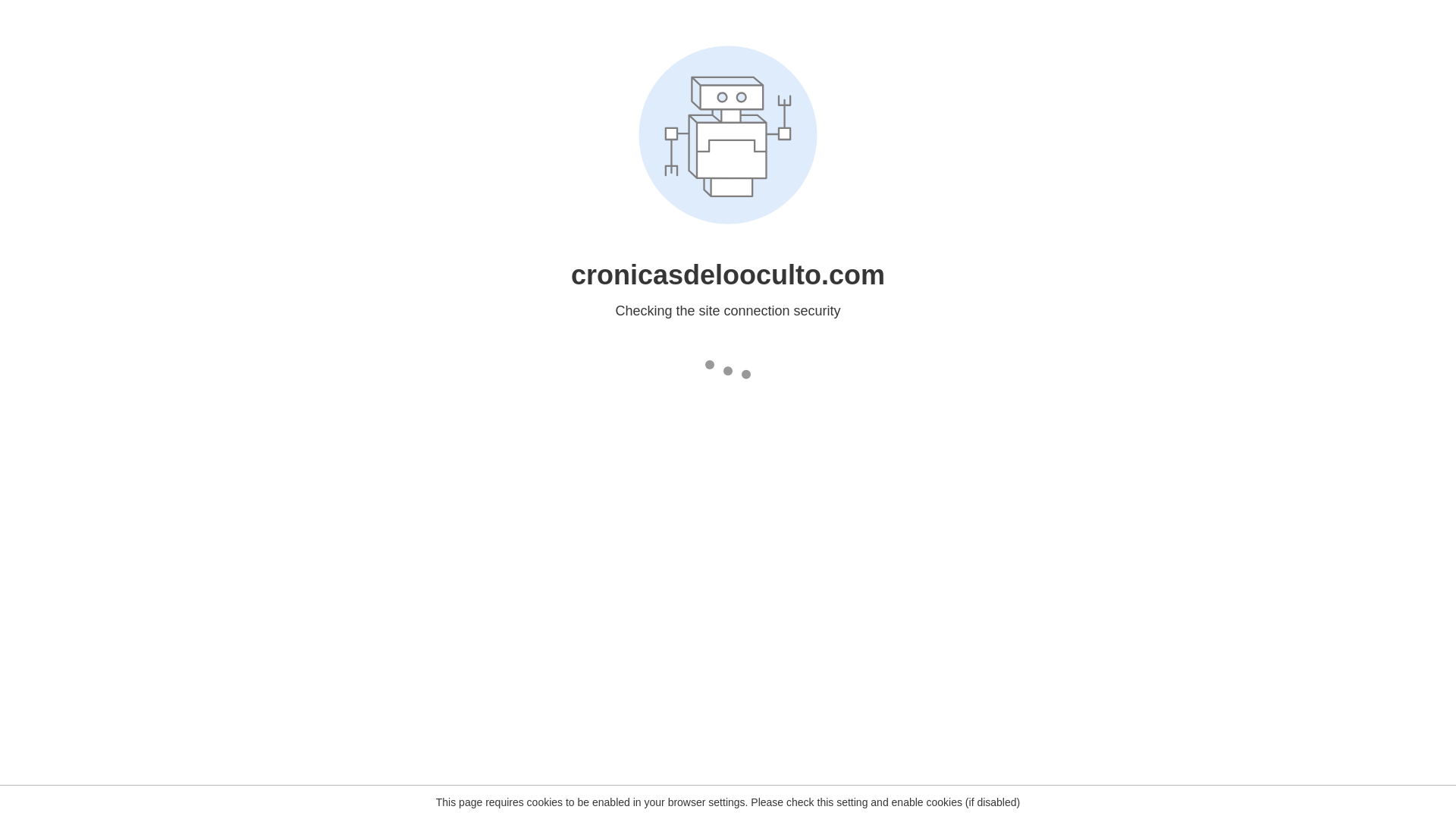 website screenshot of https://cronicasdelooculto.com/