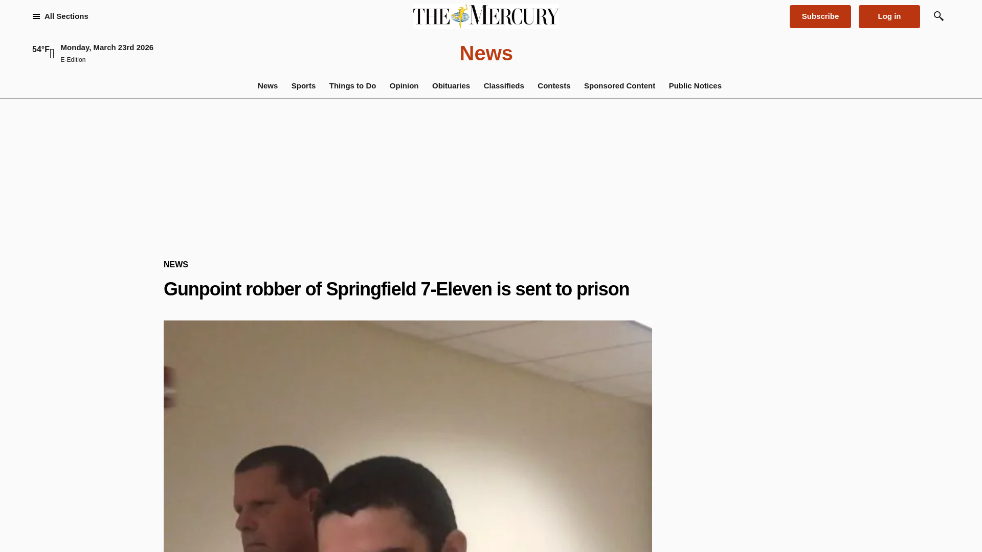 website screenshot of https://www.pottsmerc.com/2019/12/05/gunpoint-robber-of-springfield-7-eleven-is-sent-to-prison/