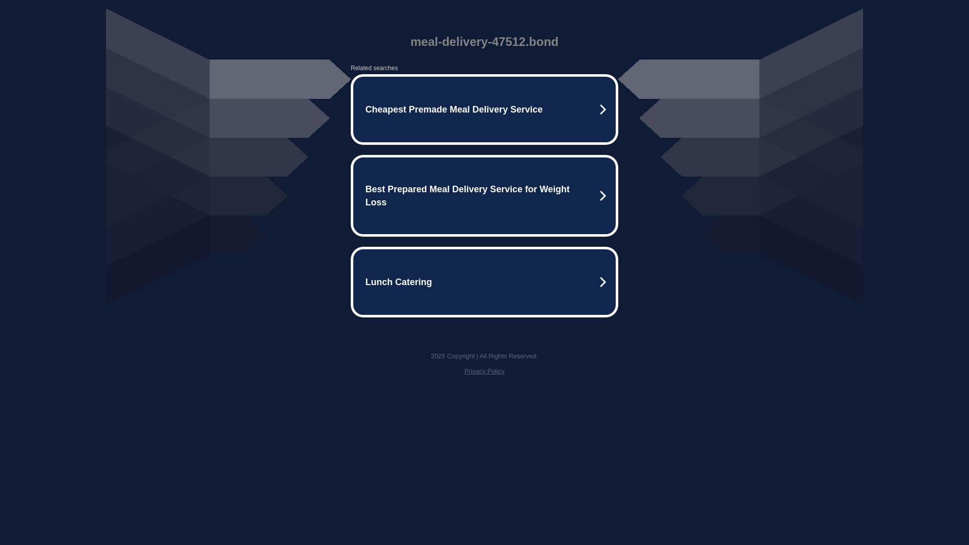 website screenshot of https://meal-delivery-47512.bond/